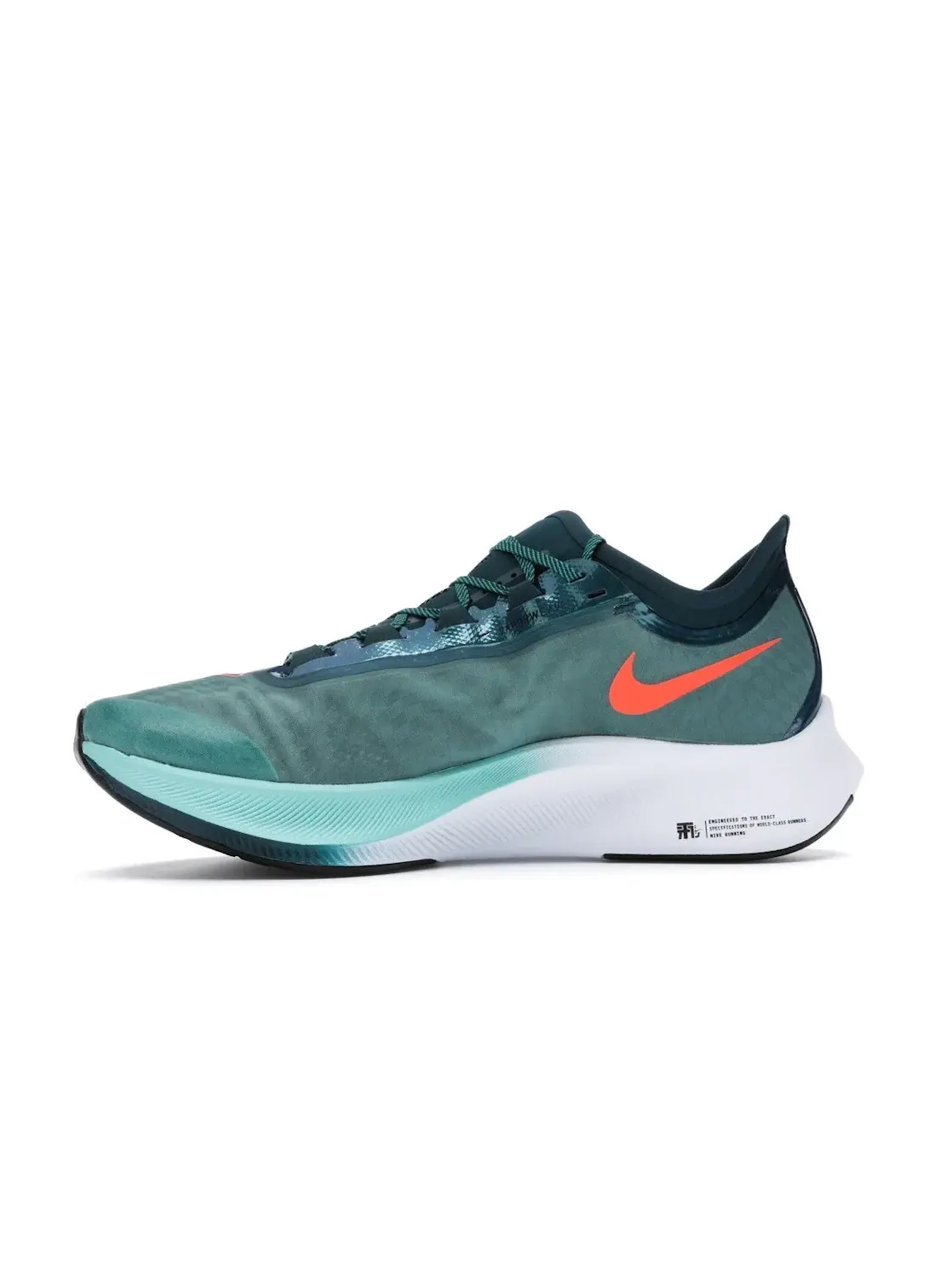 Мужские кроссовки для бега Nike Zoom Fly 3 Premium — изображение 3 из 4, зеленый