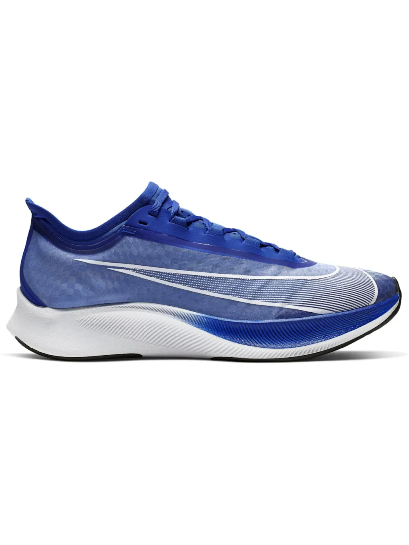Мужские кроссовки для бега Nike Zoom Fly 3 — изображение 1 из 1, синий/белый/серый/черный