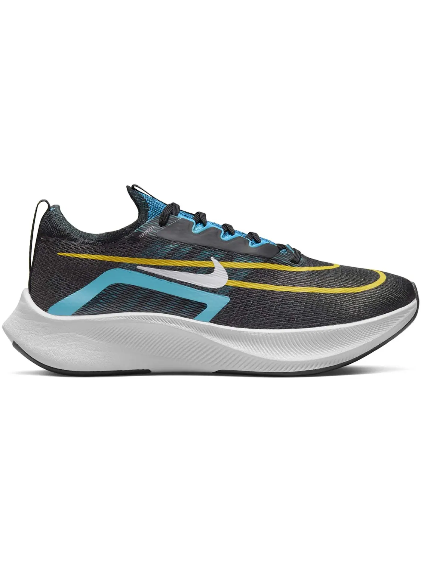 Мужские кроссовки для бега Nike Zoom Fly 4 — изображение 1 из 1, черный/белый-синий