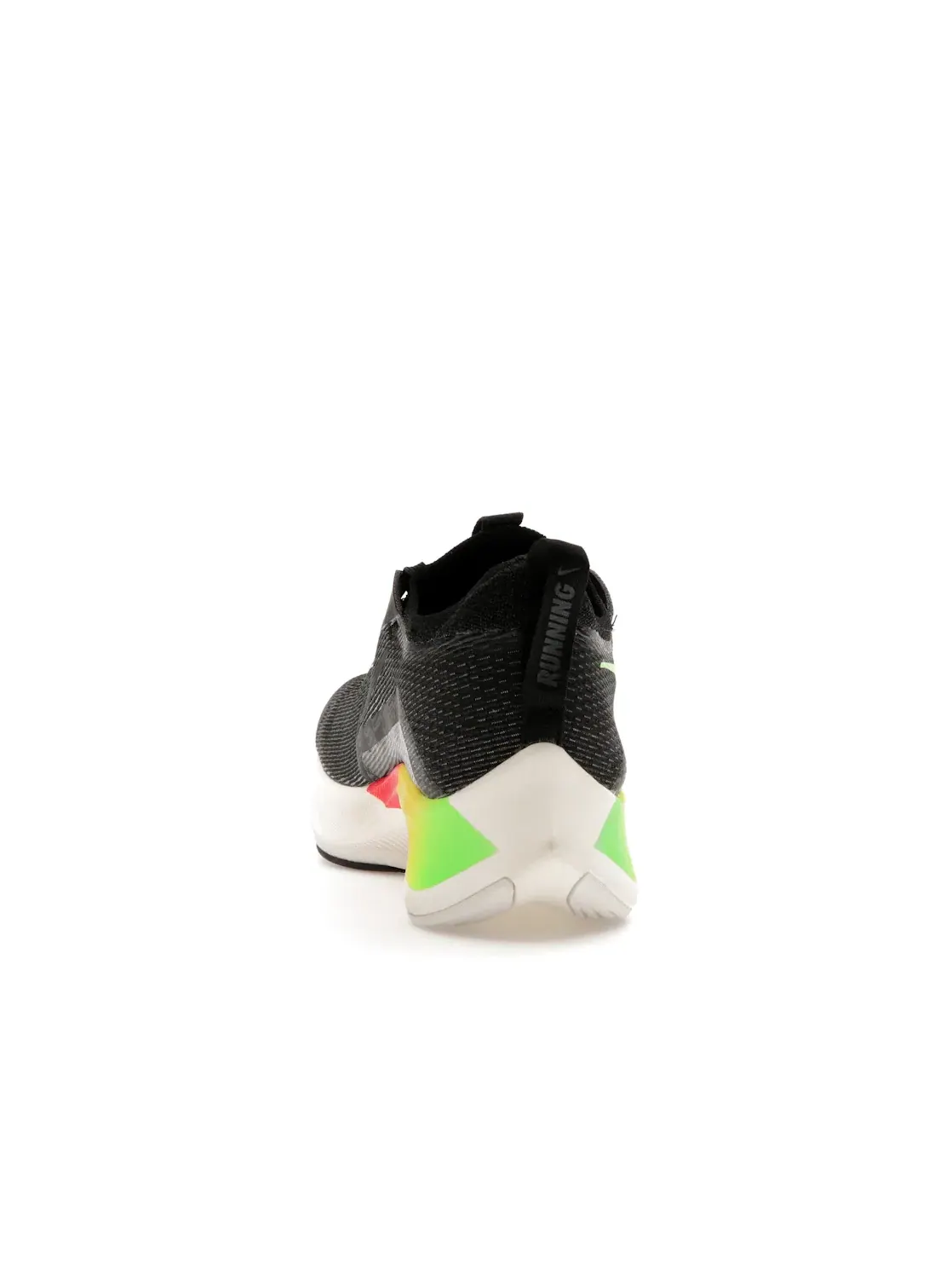 Мужские кроссовки беговые Nike Zoom Fly 4 — изображение 4 из 4, черный/зеленый/оранжевый