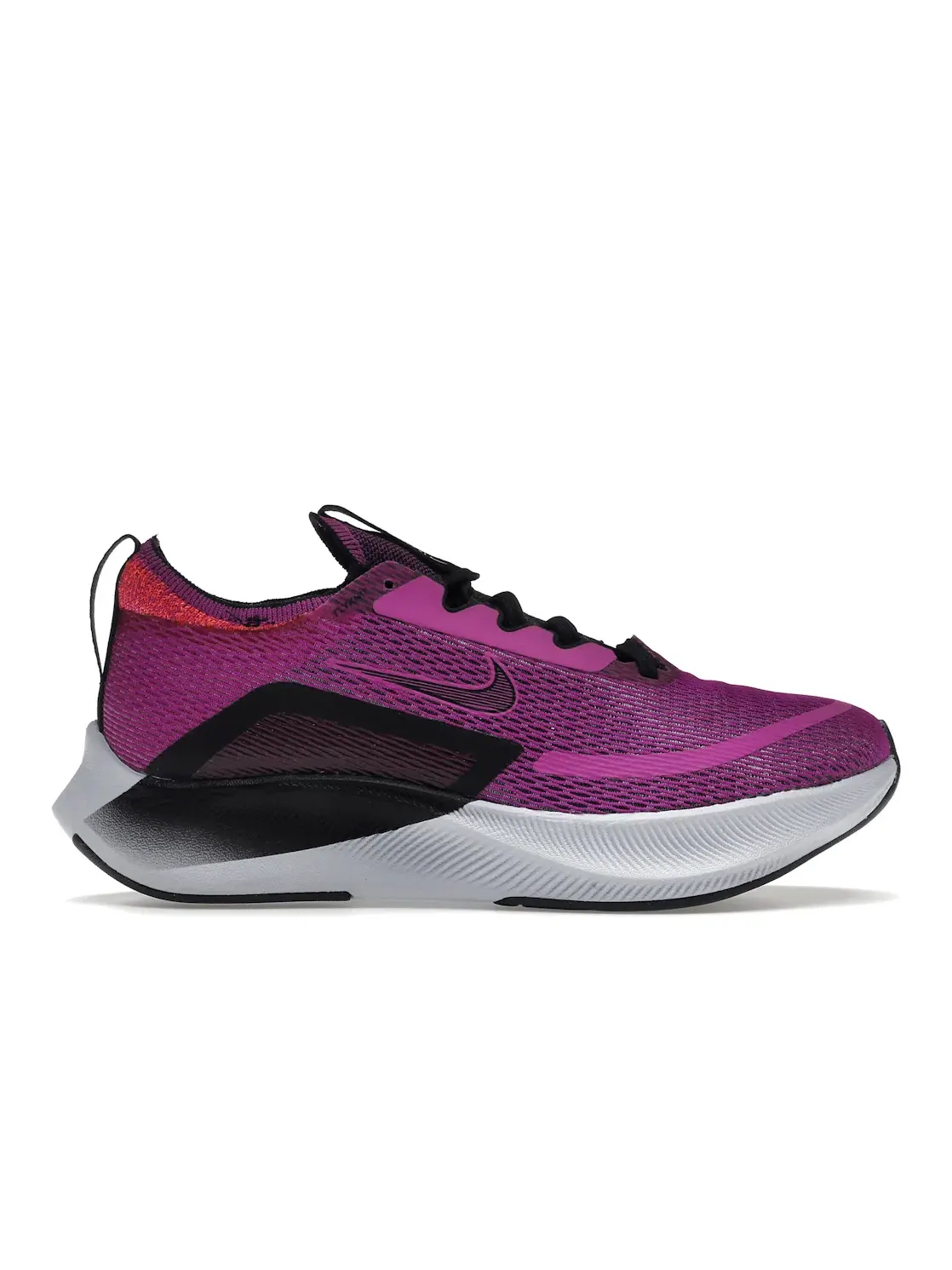 Женские кроссовки для бега Nike Zoom Fly 4 — изображение 1 из 4, фиолетовый/черный--серый
