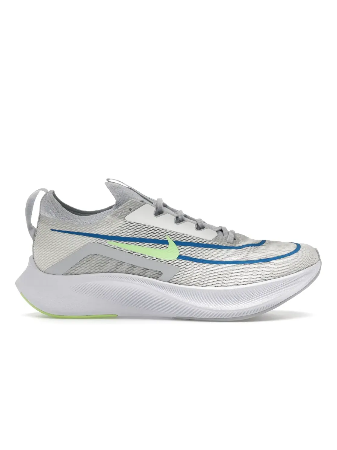 Мужские кроссовки для бега Nike Zoom Fly 4 — изображение 1 из 4, белый/платиновый-синий