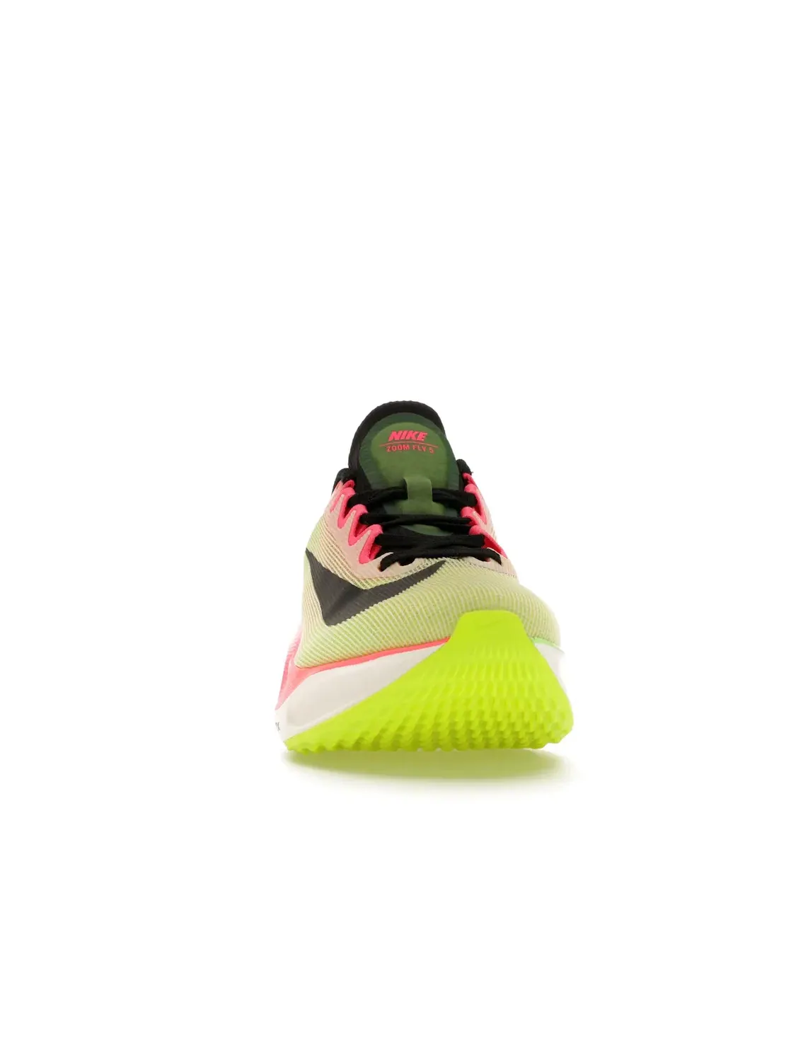 Мужские кроссовки для бега Nike Zoom Fly 5 Premium — изображение 2 из 4, зеленый///черный