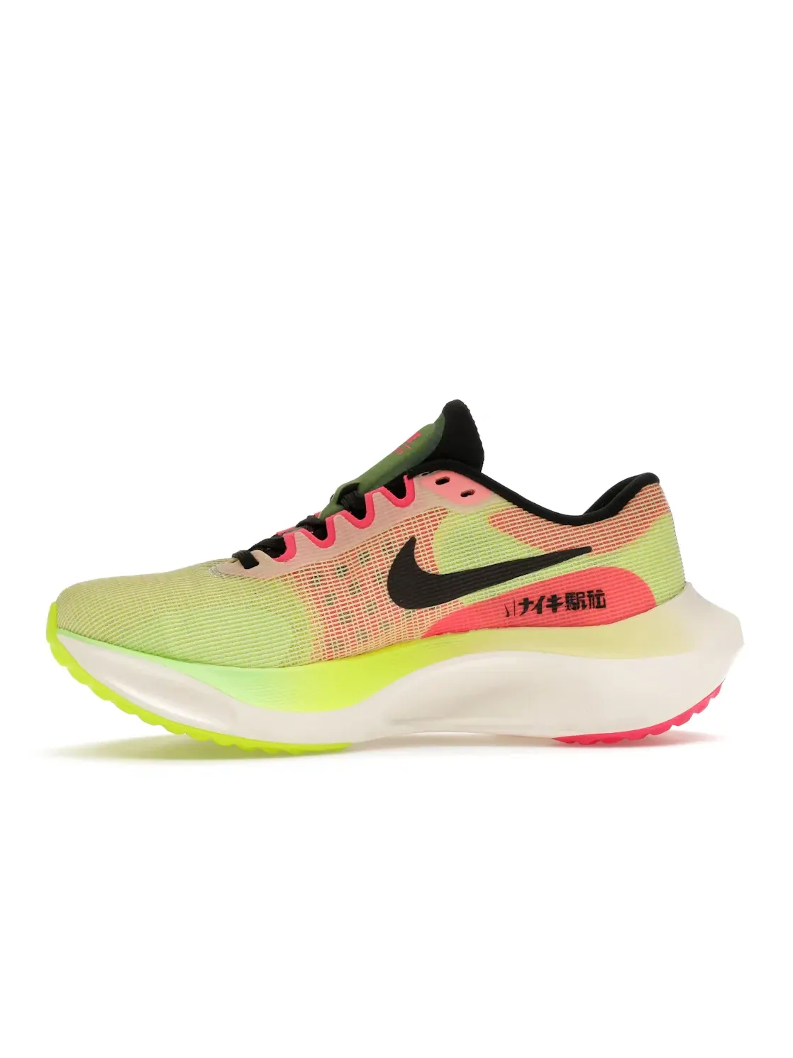 Мужские кроссовки для бега Nike Zoom Fly 5 Premium — изображение 3 из 4, зеленый///черный