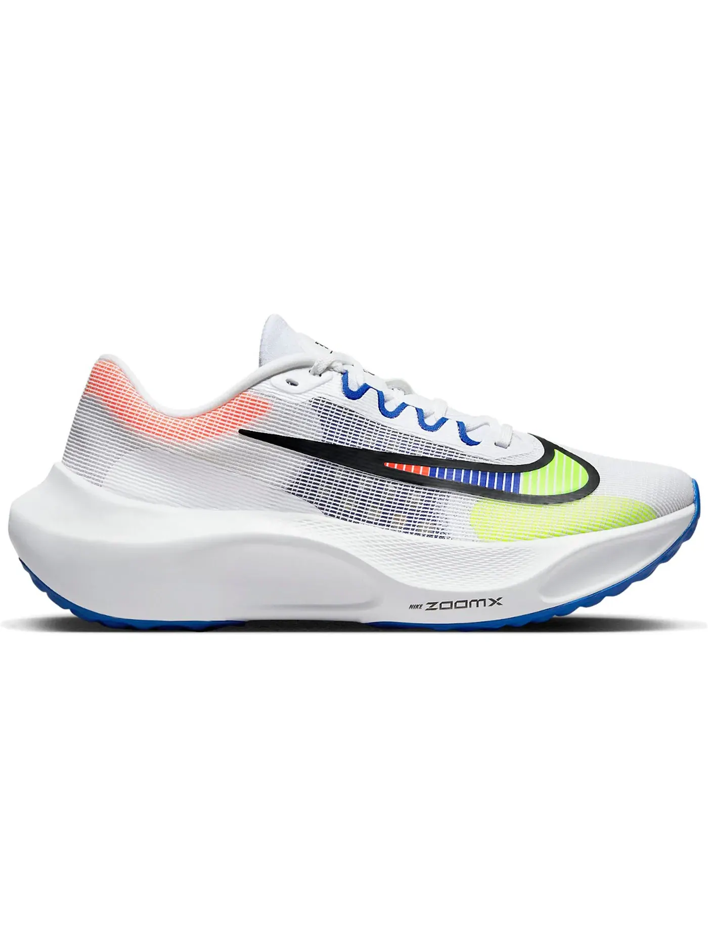 Мужские кроссовки для бега Nike Zoom Fly 5 PRM Nike — изображение 1 из 1, белый черный синий