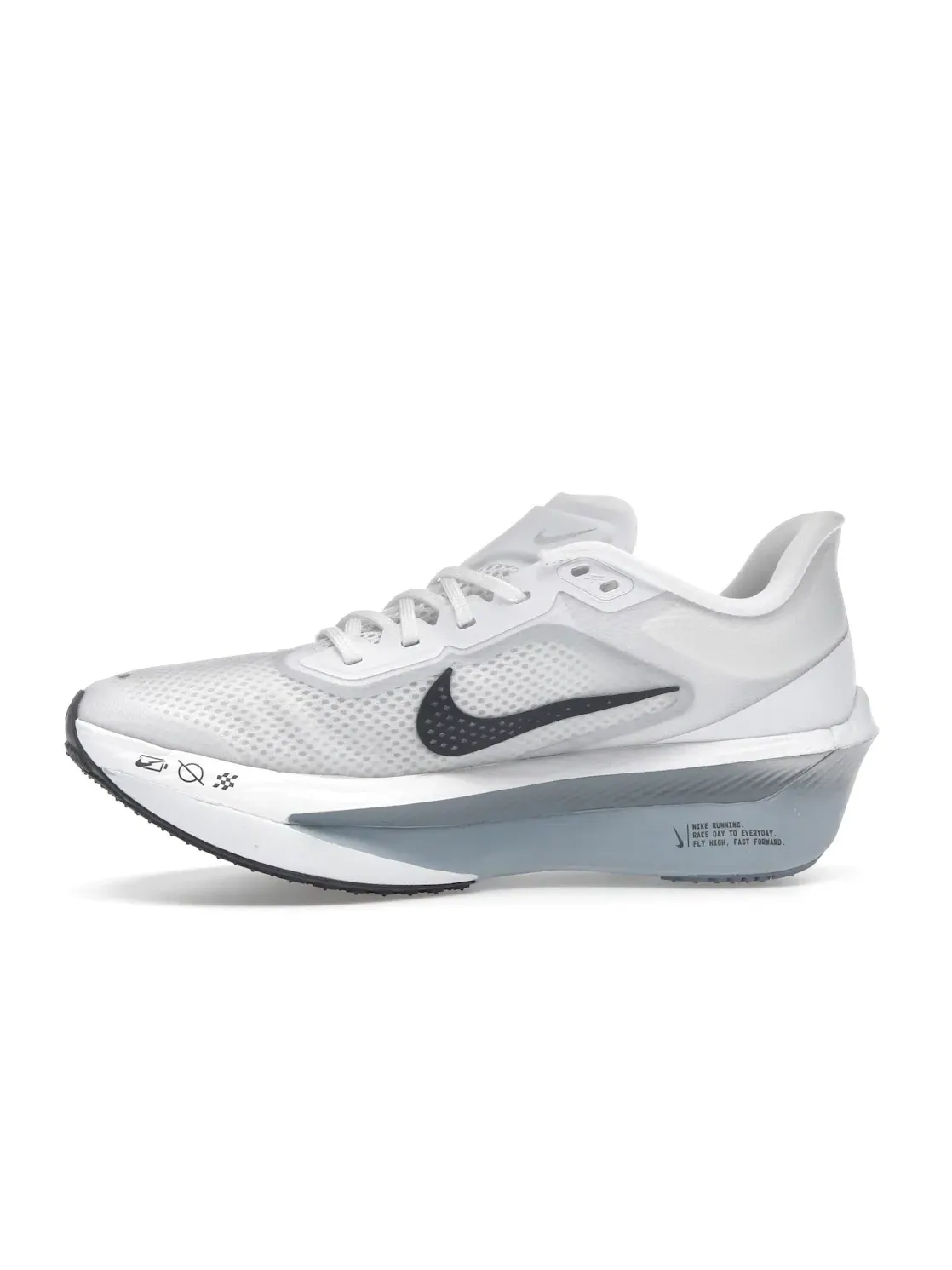 Женские кроссовки для бега с пеной ZoomX Nike Zoom Fly 6 — изображение 3 из 4, белый платиновый