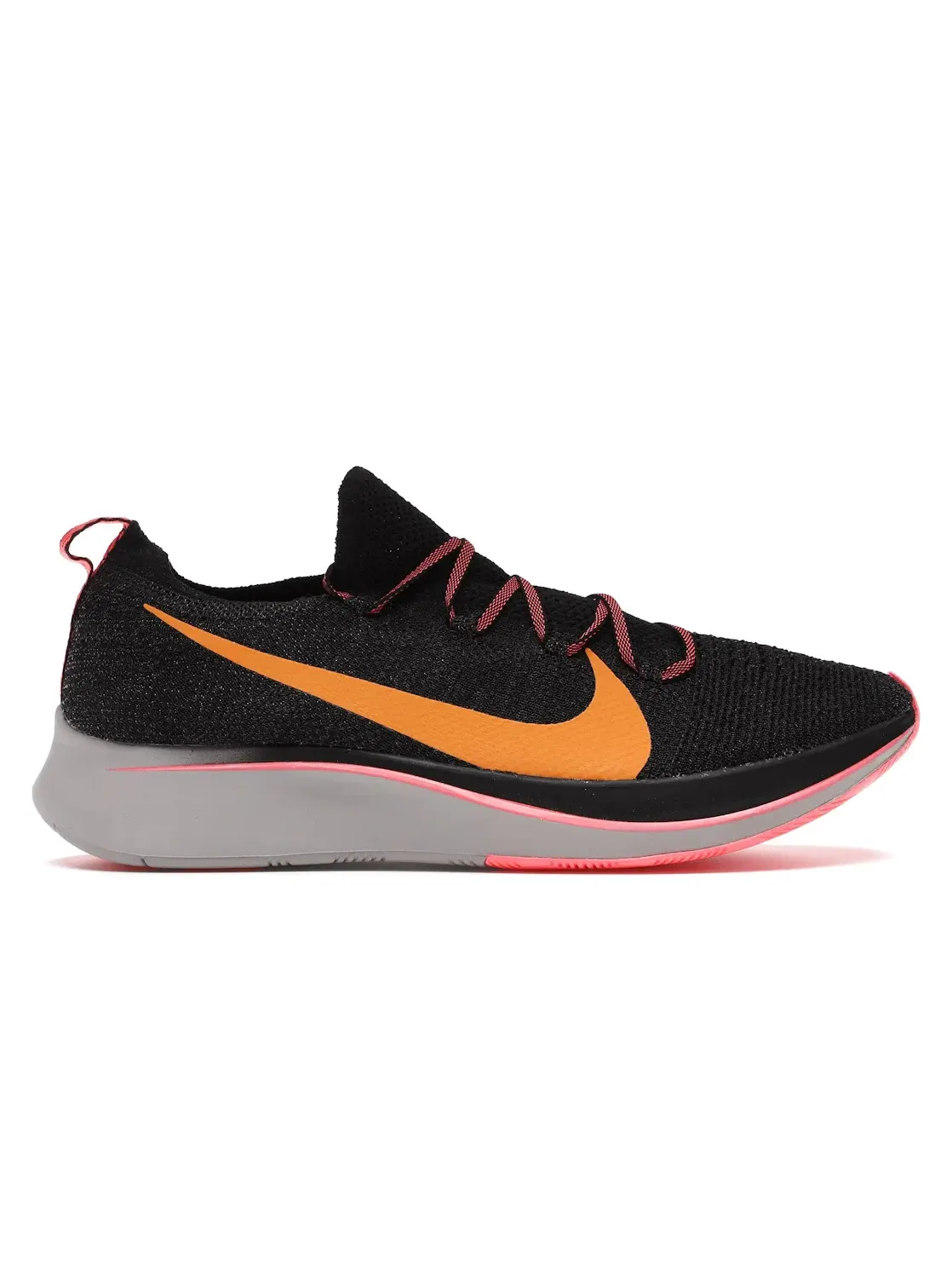 Мужские кроссовки для бега Nike Zoom Fly Flyknit — изображение 1 из 4, черный/-оранжевый