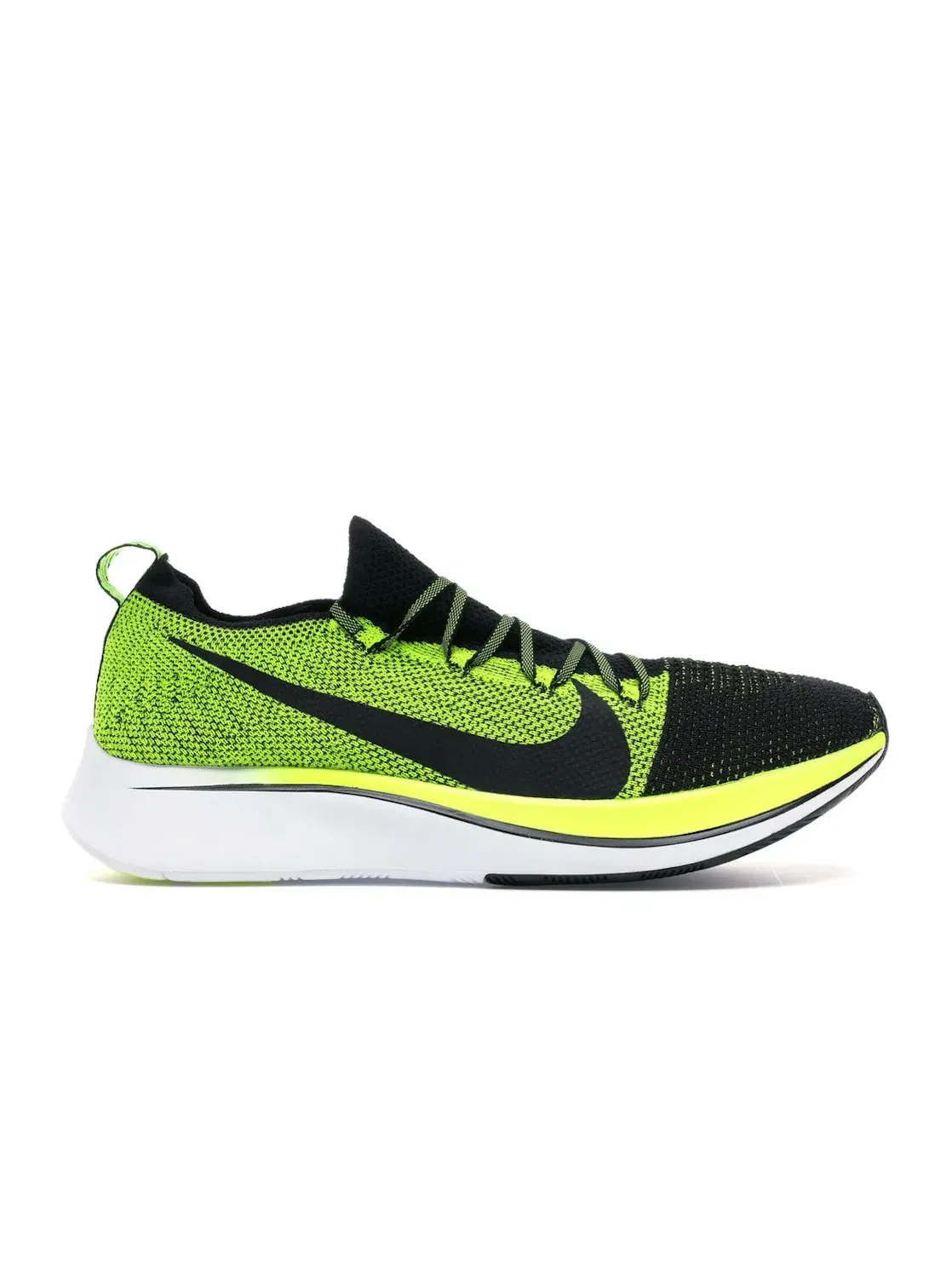 Мужские кроссовки для бега Nike Zoom Fly Flyknit — изображение 1 из 4, черный/черный--белый