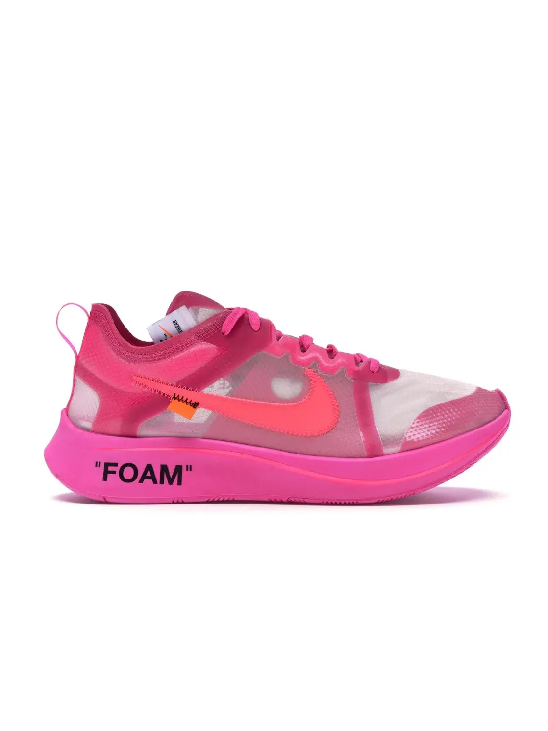 Мужские кроссовки с прозрачным верхом Nike Zoom Fly Nike — изображение 1 из 4, розовый/розовый