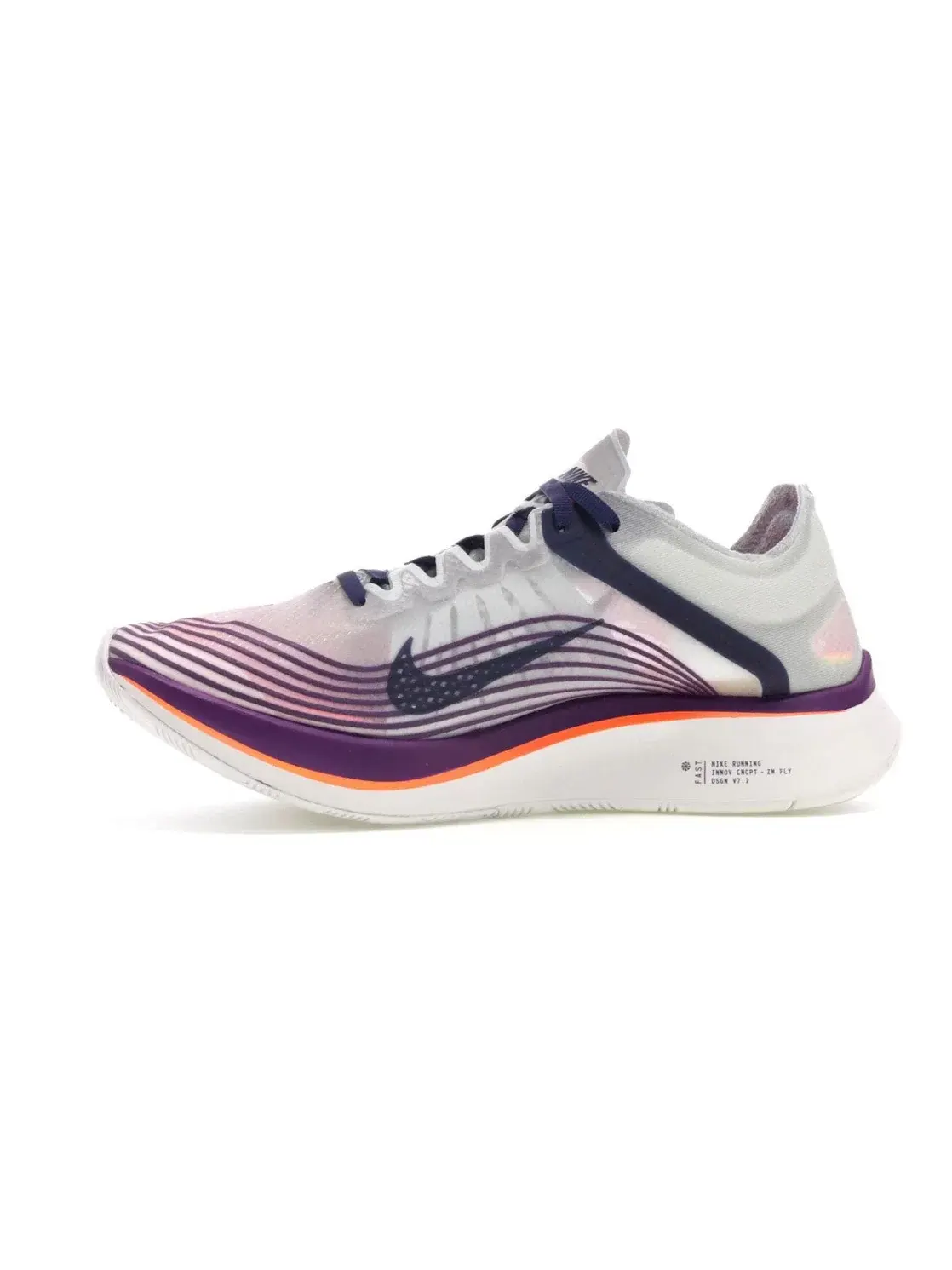 Мужские кроссовки для бега с агрессивным рокером Nike Zoom Fly — изображение 3 из 4, индиго/индиго