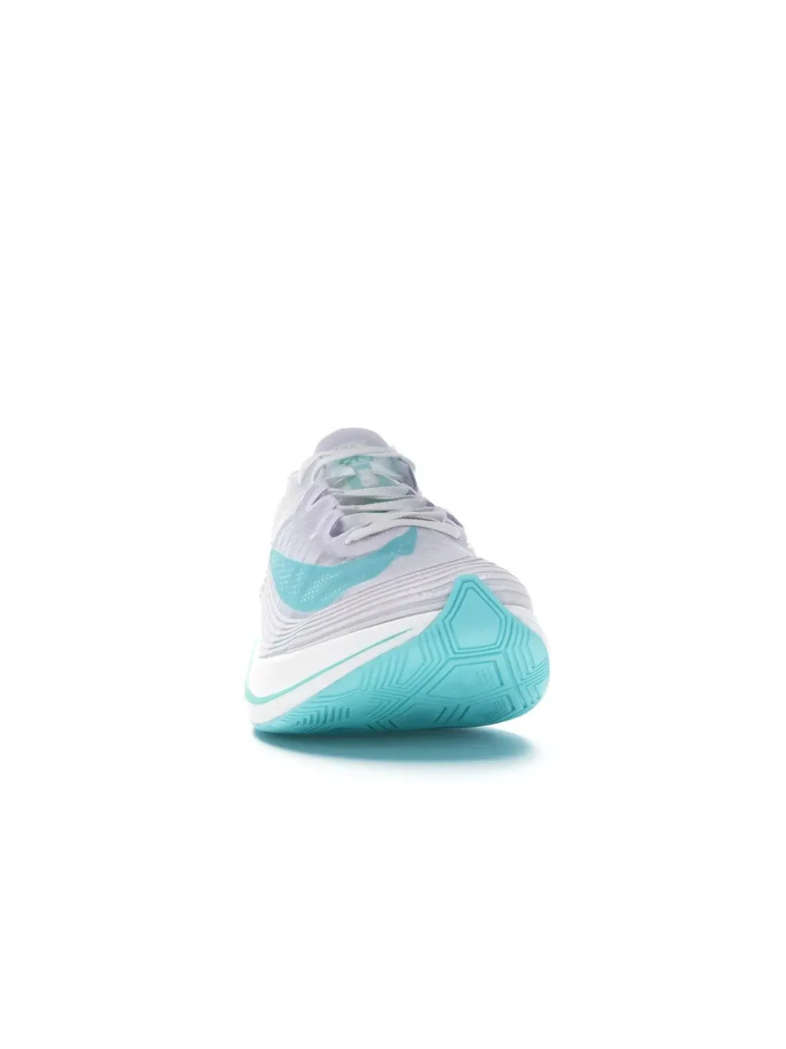 Мужские кроссовки для бега с агрессивным рокером Nike Zoom Fly — изображение 2 из 4, белый/зеленый-белый