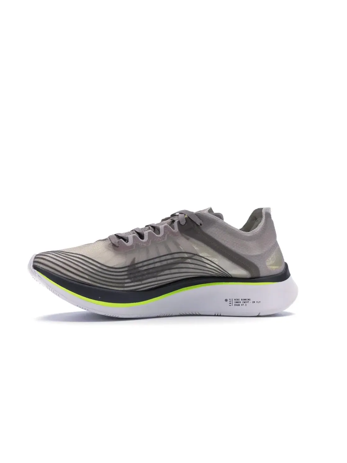 Мужские кроссовки беговые Nike Zoom Fly — изображение 3 из 4, желтый