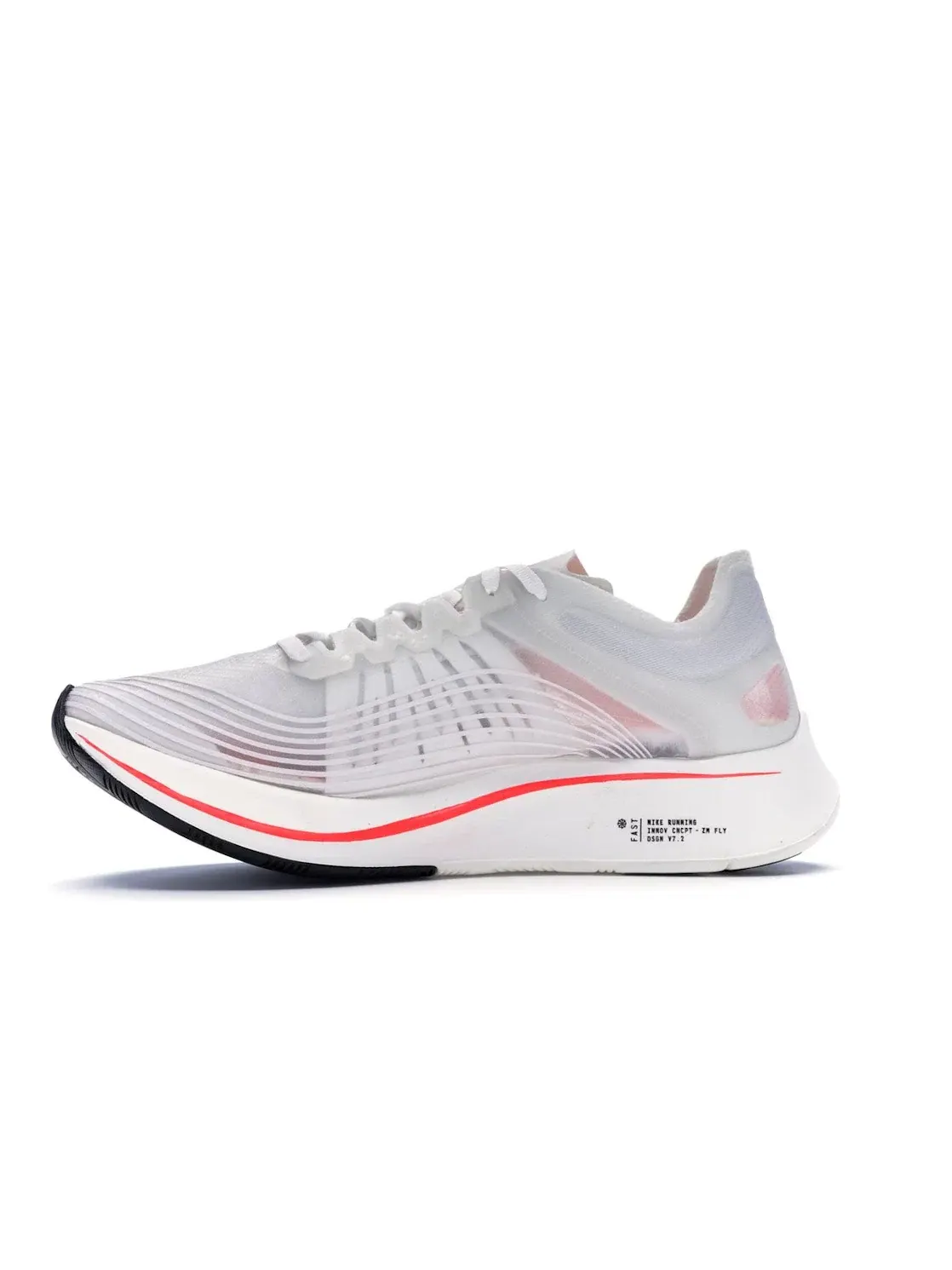 Мужские кроссовки для бега с пропульсивной пластиной Nike Zoom Fly SP Nike — изображение 3 из 4, белый/-яркий