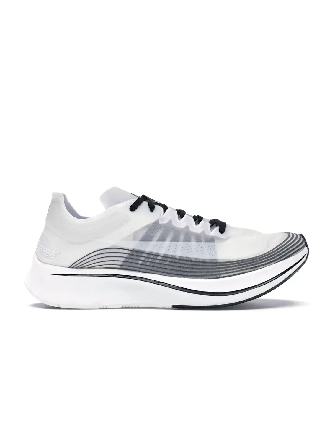 Мужские кроссовки для бега с пеной Lunarlon Nike Zoom Fly — изображение 1 из 4, белый/черный-белый