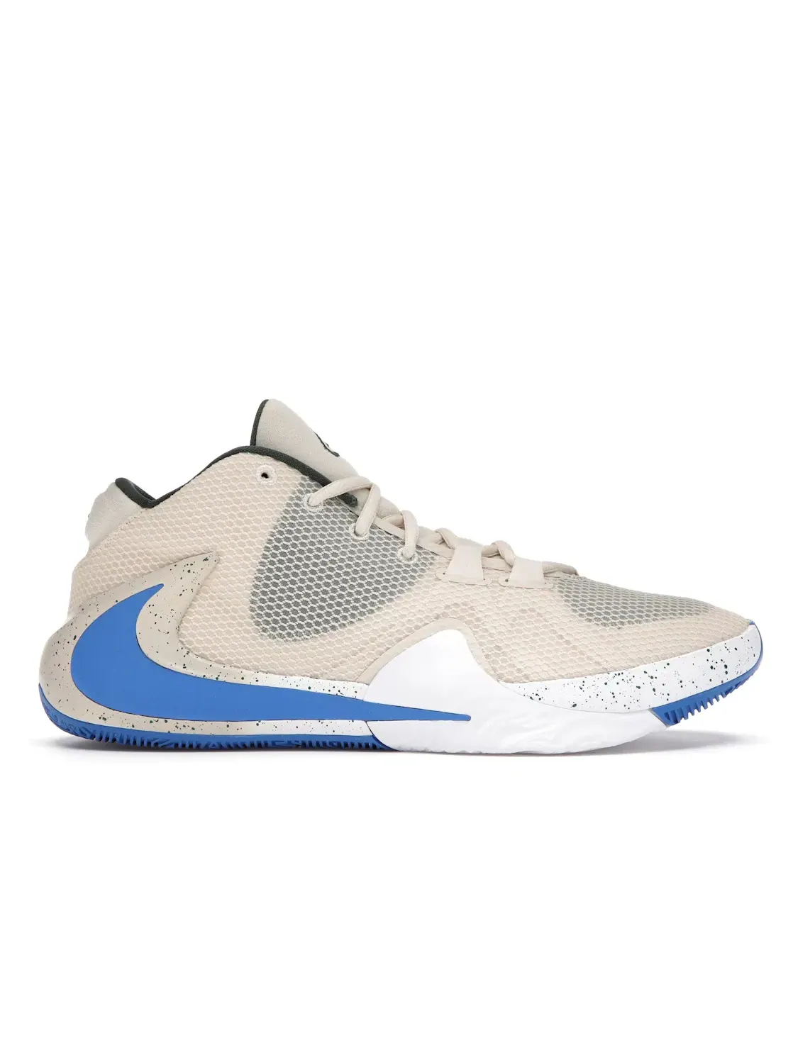 Мужские кроссовки с принтом Nike Zoom Freak 1 Nike — изображение 1 из 4, светлый кремовый/синий