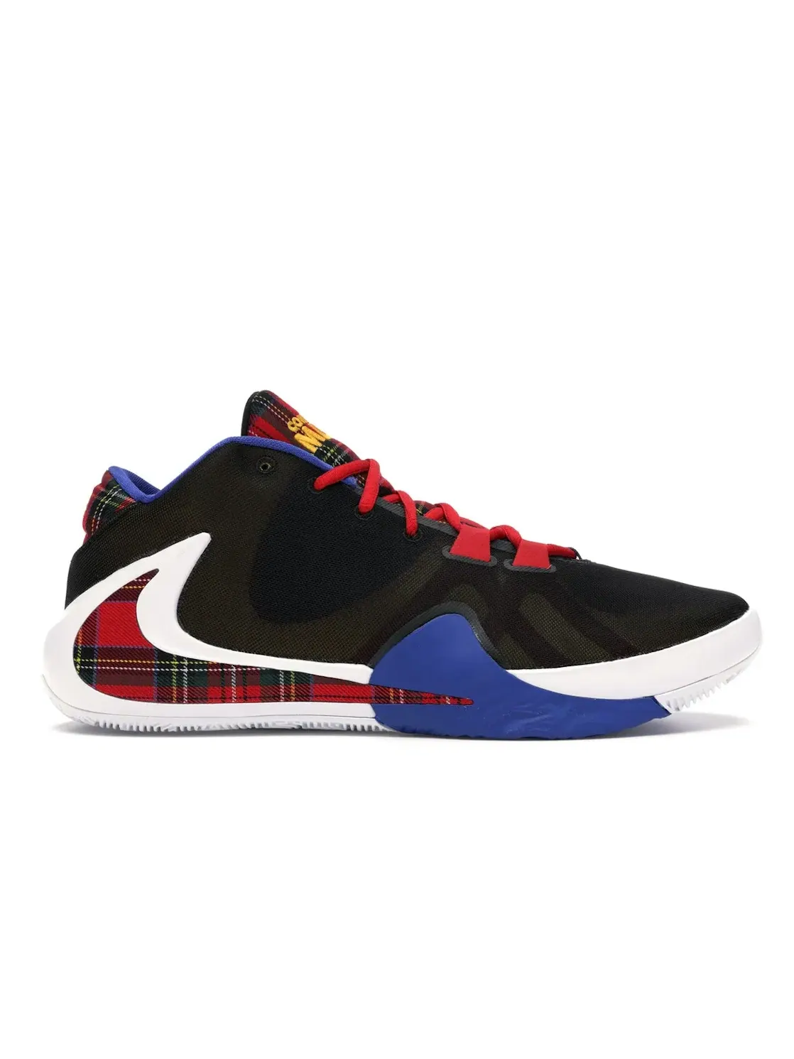 Мужские кроссовки с принтом Nike Zoom Freak 1 Nike — изображение 1 из 4, черный/белый--золотистый