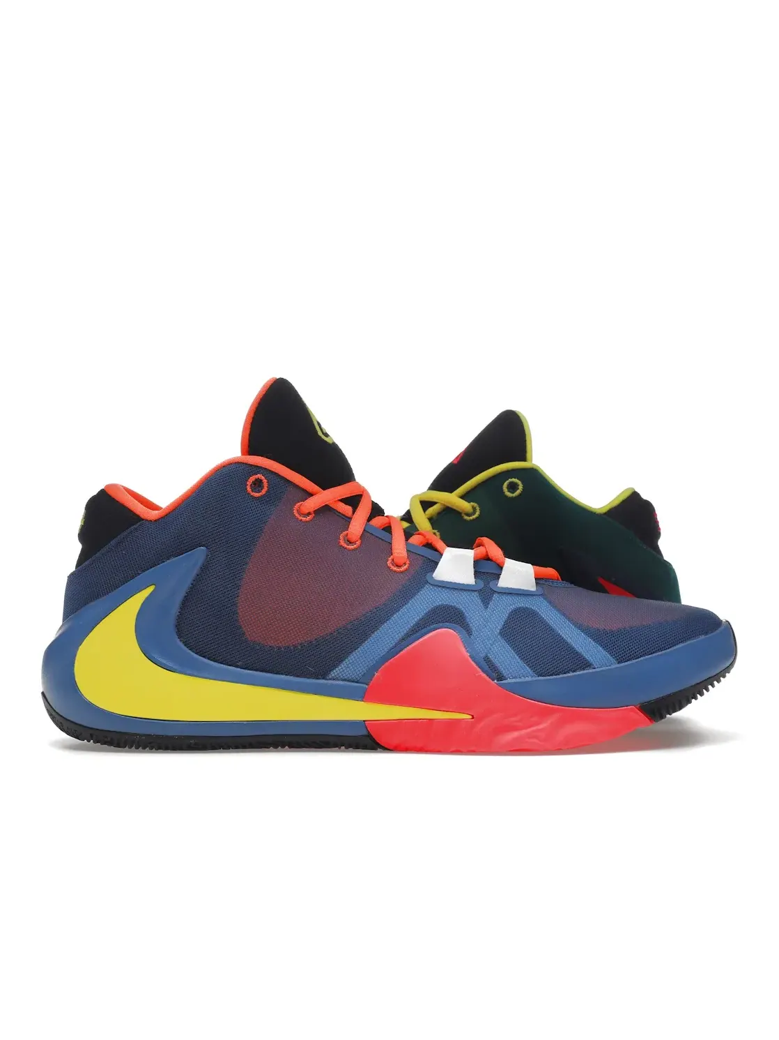 Мужские кроссовки для баскетбола Nike Zoom Freak 1 — изображение 1 из 4, оранжевый/желтый-черный