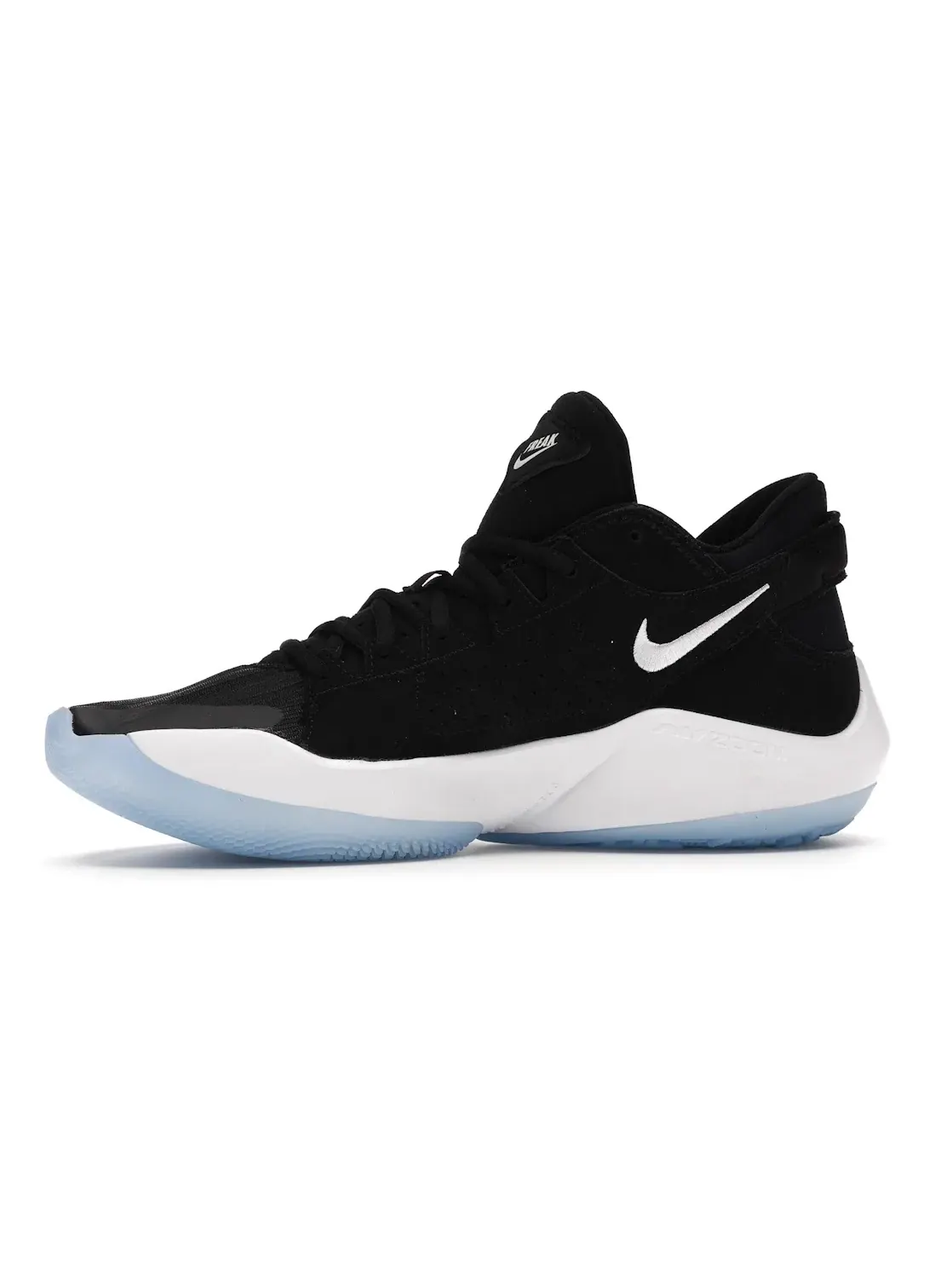 Мужские баскетбольные кроссовки с двойной амортизацией Nike Zoom Freak 2 — изображение 3 из 4, черный/черный--белый