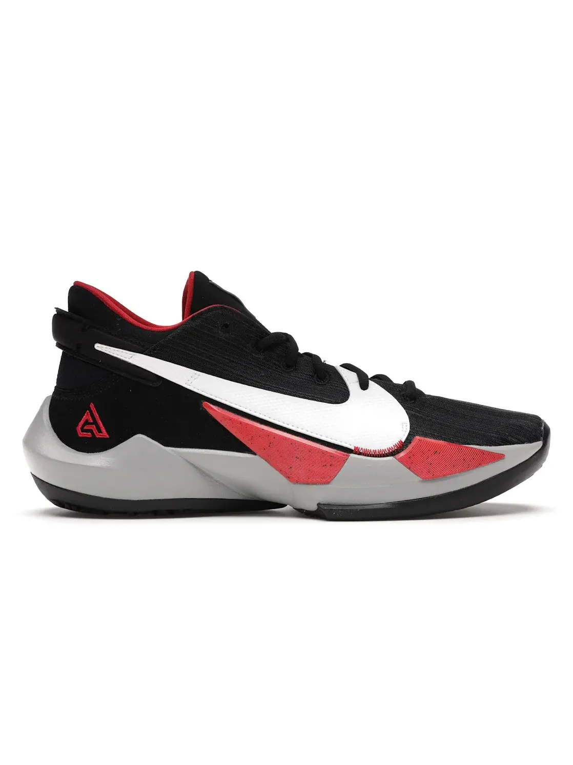 Мужские кроссовки для баскетбола Nike Zoom Freak 2 — изображение 1 из 4, черный/белый-красный