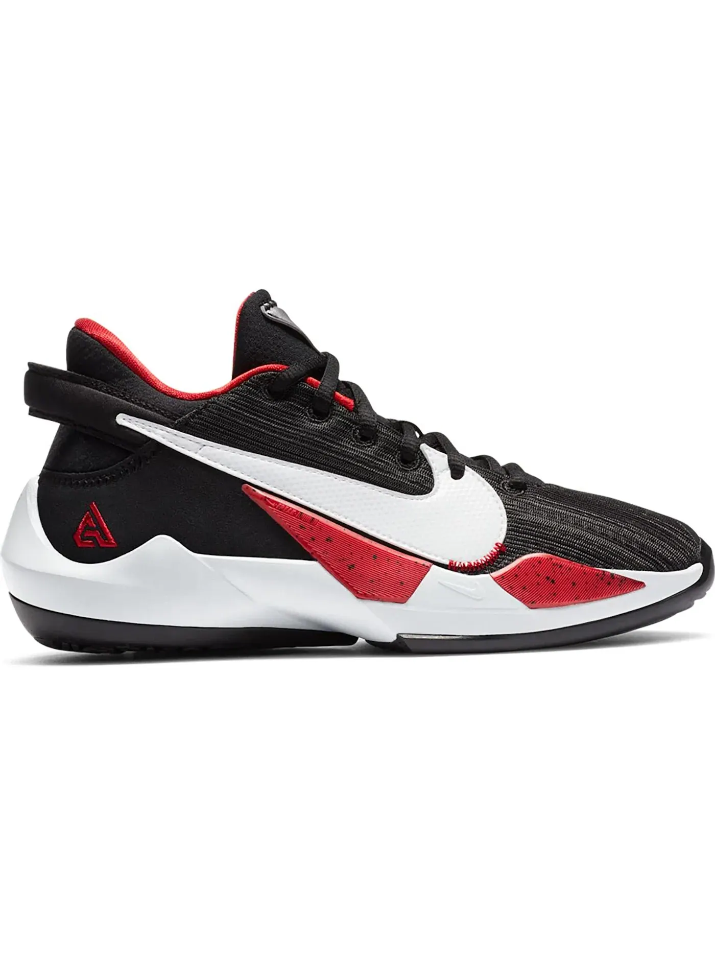 Детские кроссовки для баскетбола Nike Zoom Freak 2 Nike — изображение 1 из 1, черный/белый-красный