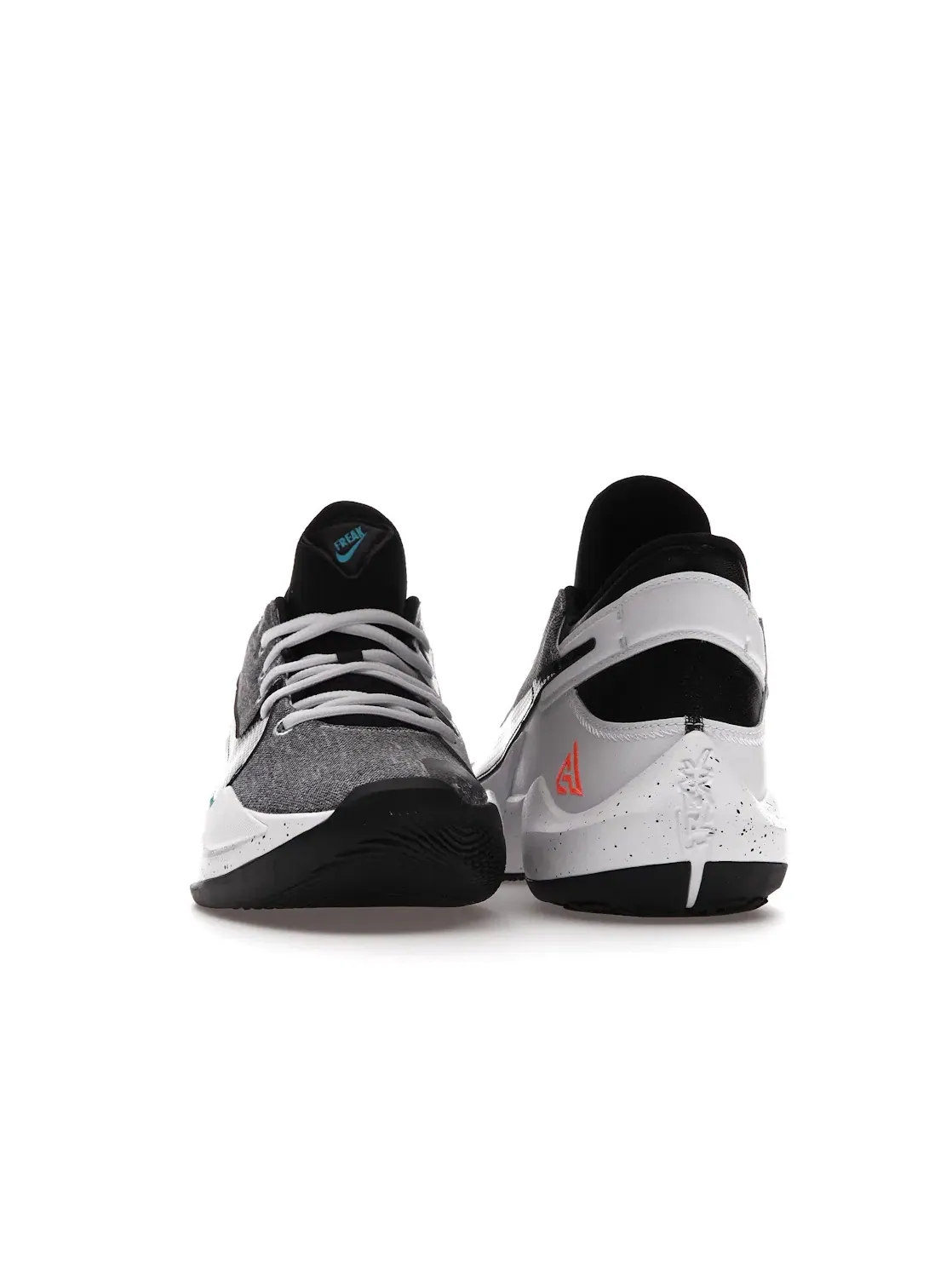 Мужские кроссовки для баскетбола Nike Zoom Freak 2 Nike — изображение 2 из 4, белый/яркий/черный