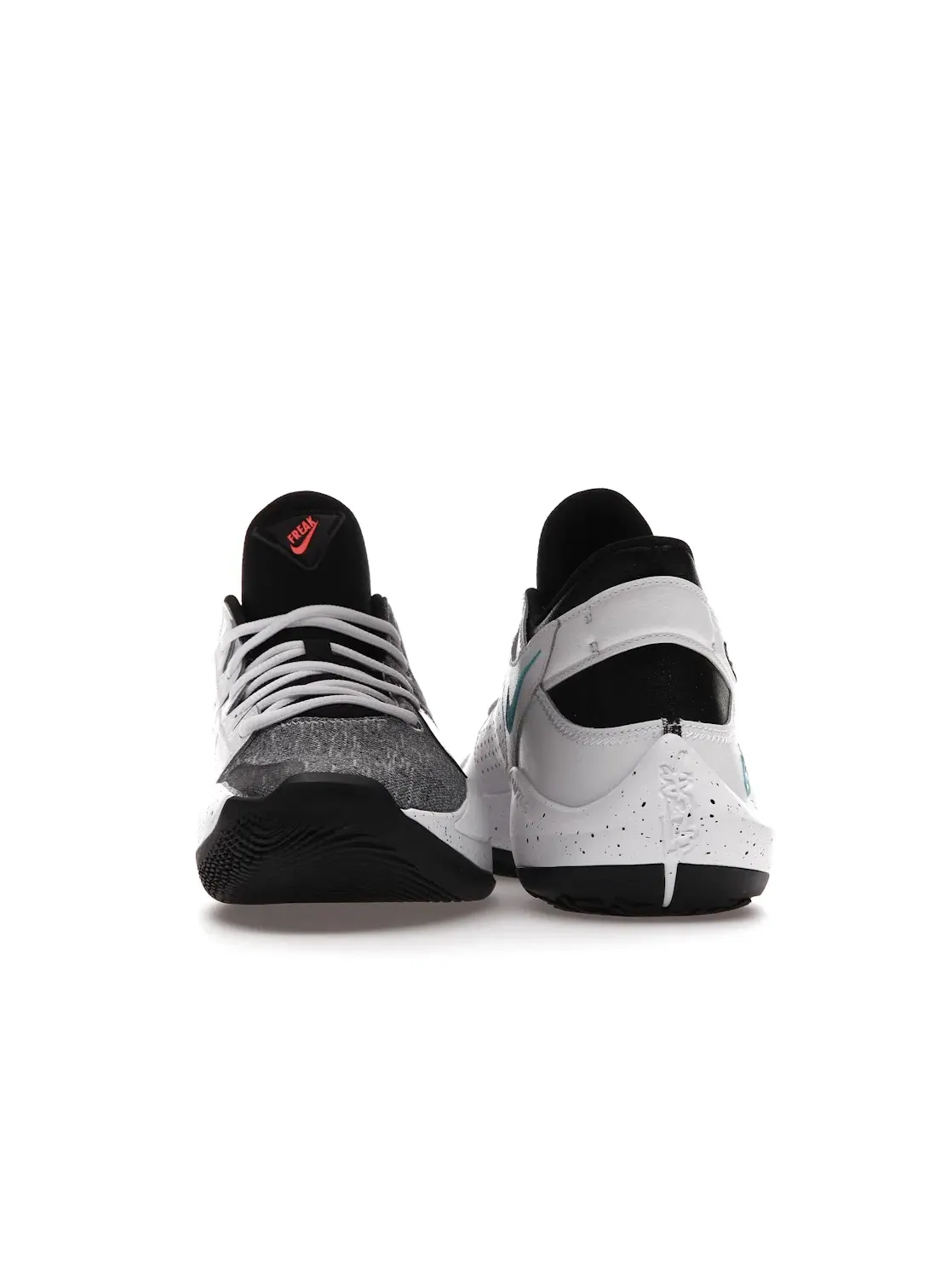 Мужские кроссовки для баскетбола Nike Zoom Freak 2 Nike — изображение 4 из 4, белый/яркий/черный