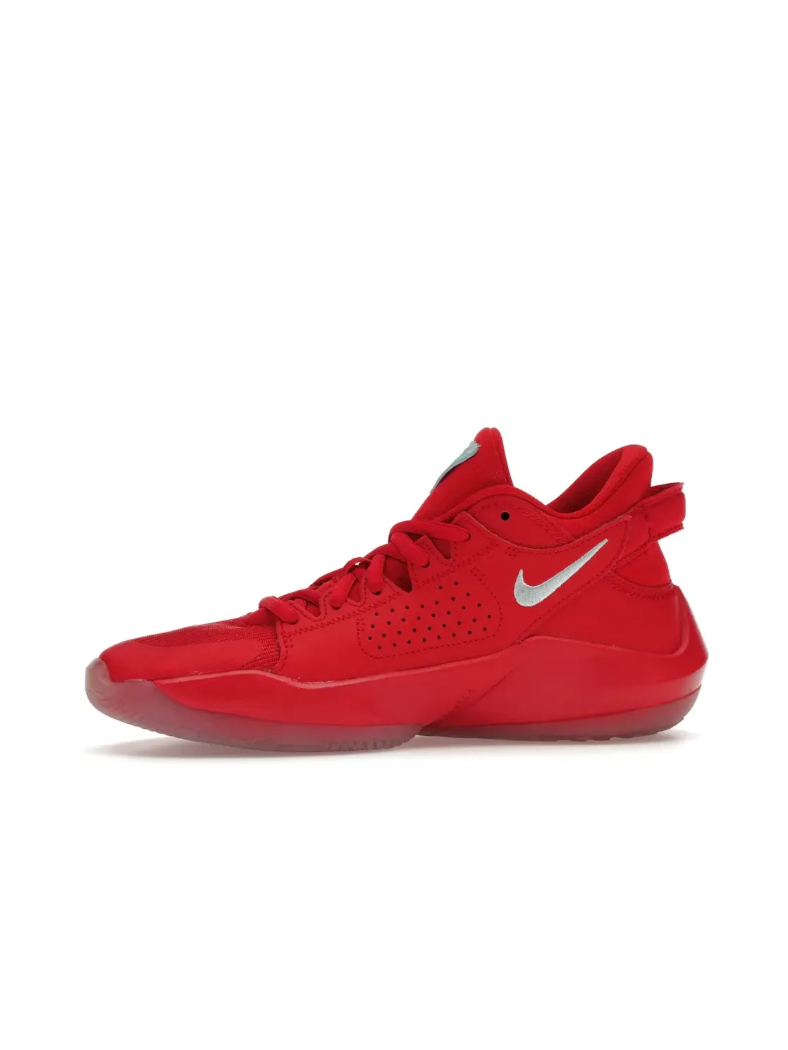 Детские кроссовки для баскетбола Nike Zoom Freak 2 — изображение 3 из 4, красный/-красный