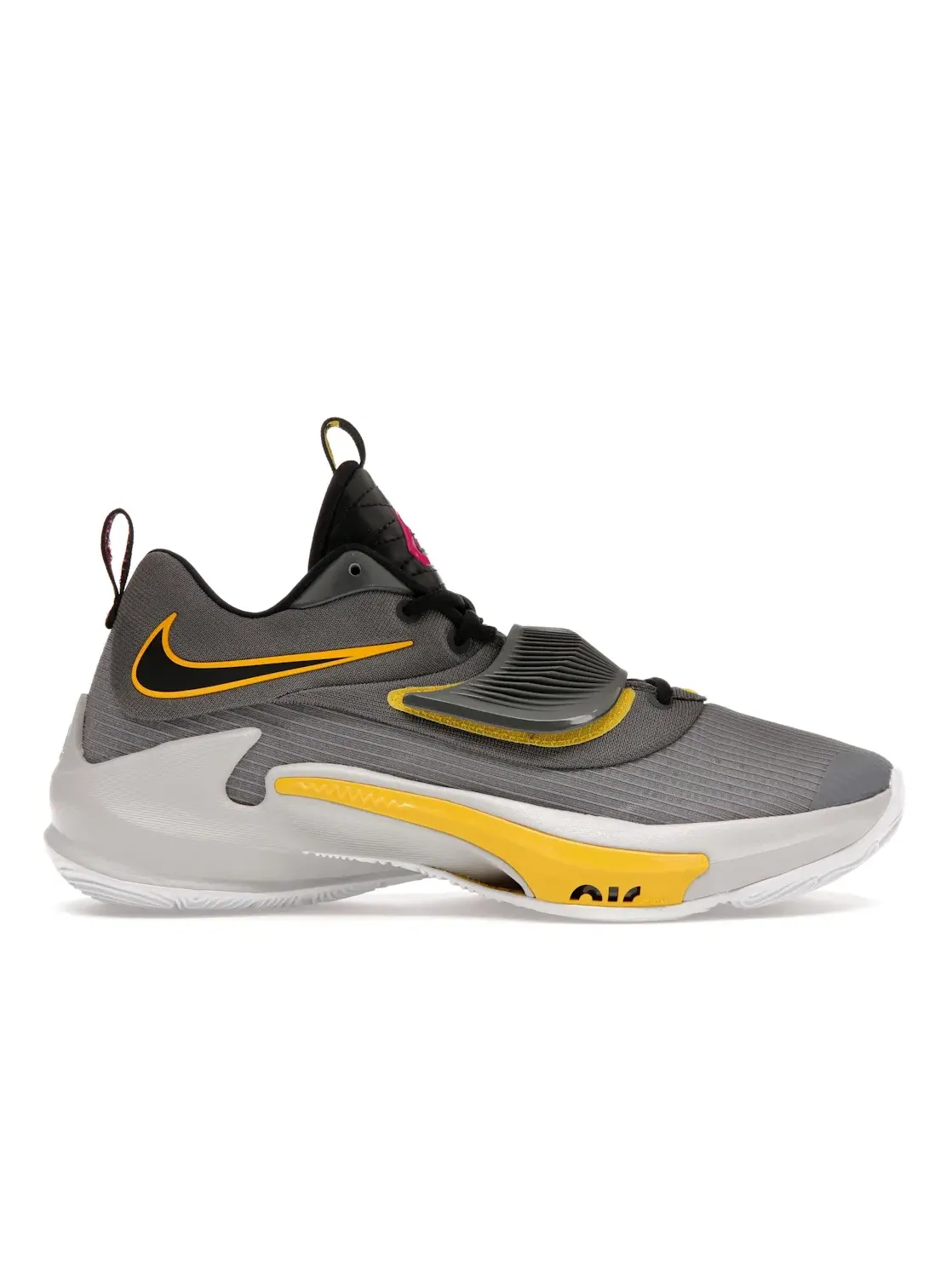 Мужские кроссовки для баскетбола Nike Zoom Freak 3 — изображение 1 из 4, серый серый черный