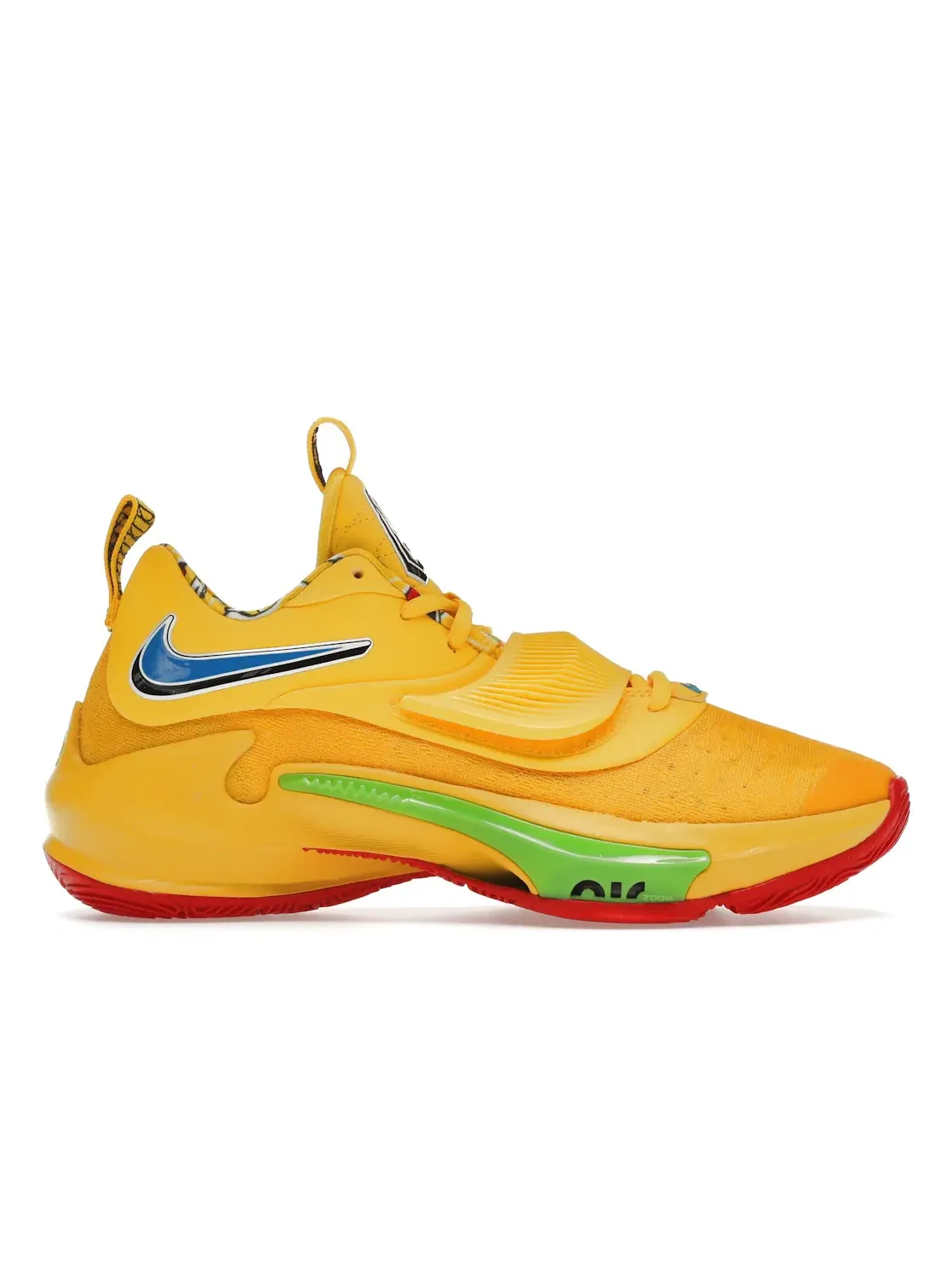 Мужские кроссовки с ярким дизайном Nike Zoom Freak 3 NRG Nike — изображение 1 из 4, желтый/зеленый/синий