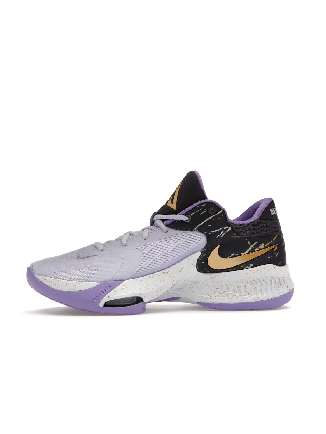Мужские кроссовки для баскетбола Nike Zoom Freak 4 All-Star — изображение 3 из 4, фиолетовый/фиолетовый