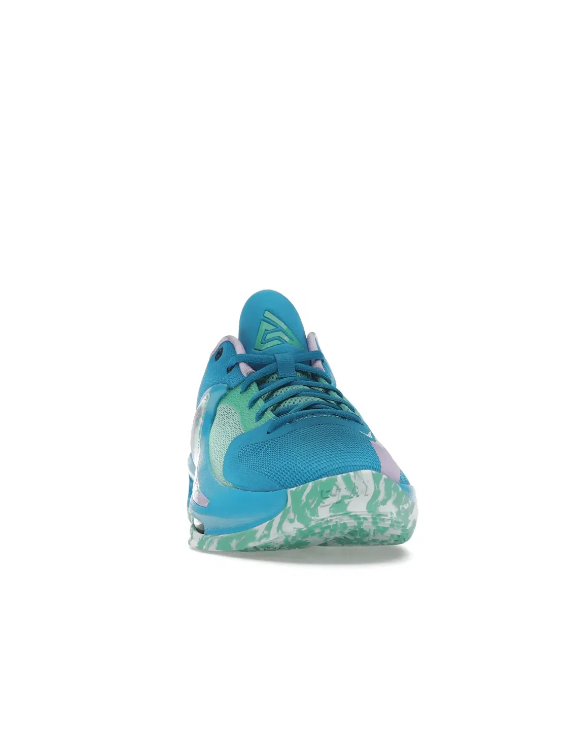 Мужские кроссовки для баскетбола с дизайном Birthstone Nike Zoom Freak 4 Nike — изображение 2 из 4, синий светлый синий