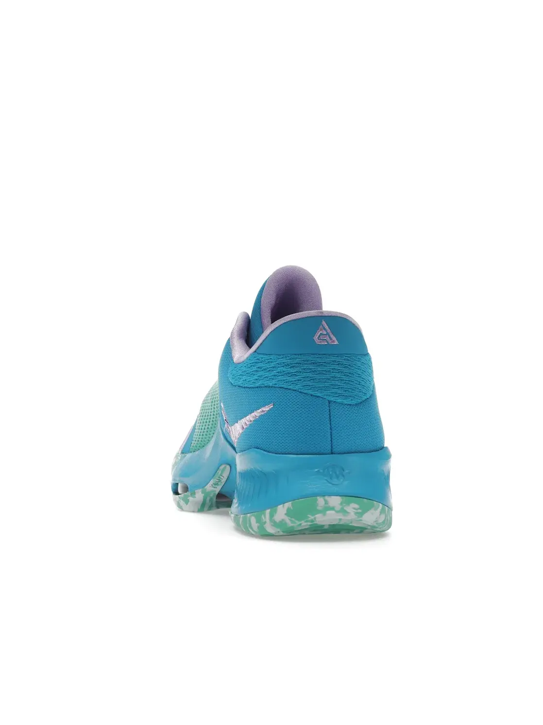 Мужские кроссовки для баскетбола с дизайном Birthstone Nike Zoom Freak 4 Nike — изображение 4 из 4, синий светлый синий