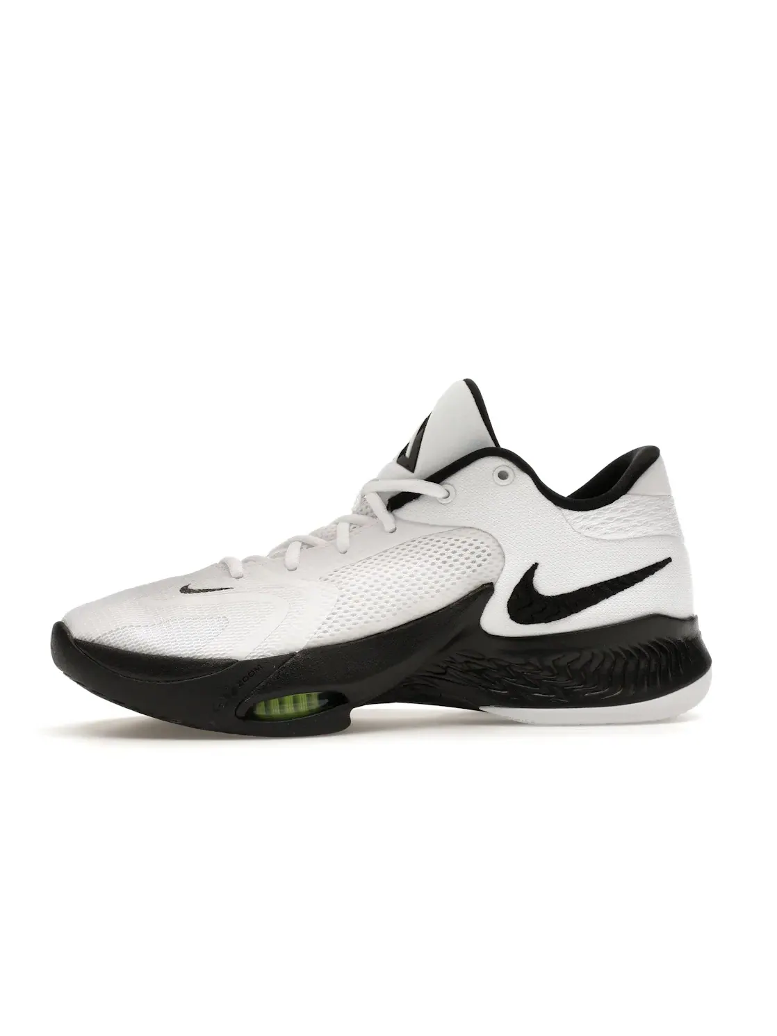 Кроссовки для баскетбола Nike Zoom Freak 4 TB — изображение 3 из 4, белый/белый/черный