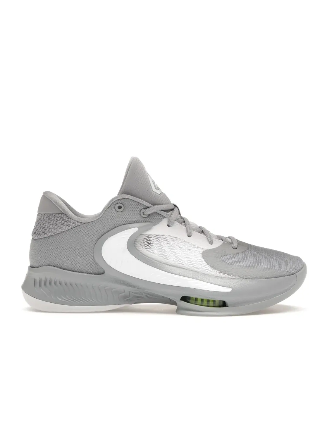 Унисекс кроссовки баскетбольные Nike Zoom Freak 4 TB — изображение 1 из 4, серый/серый/белый