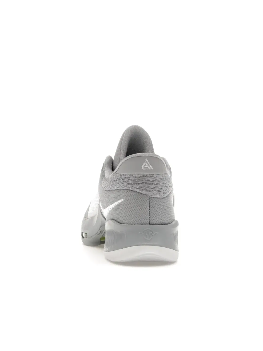 Унисекс кроссовки баскетбольные Nike Zoom Freak 4 TB — изображение 4 из 4, серый/серый/белый