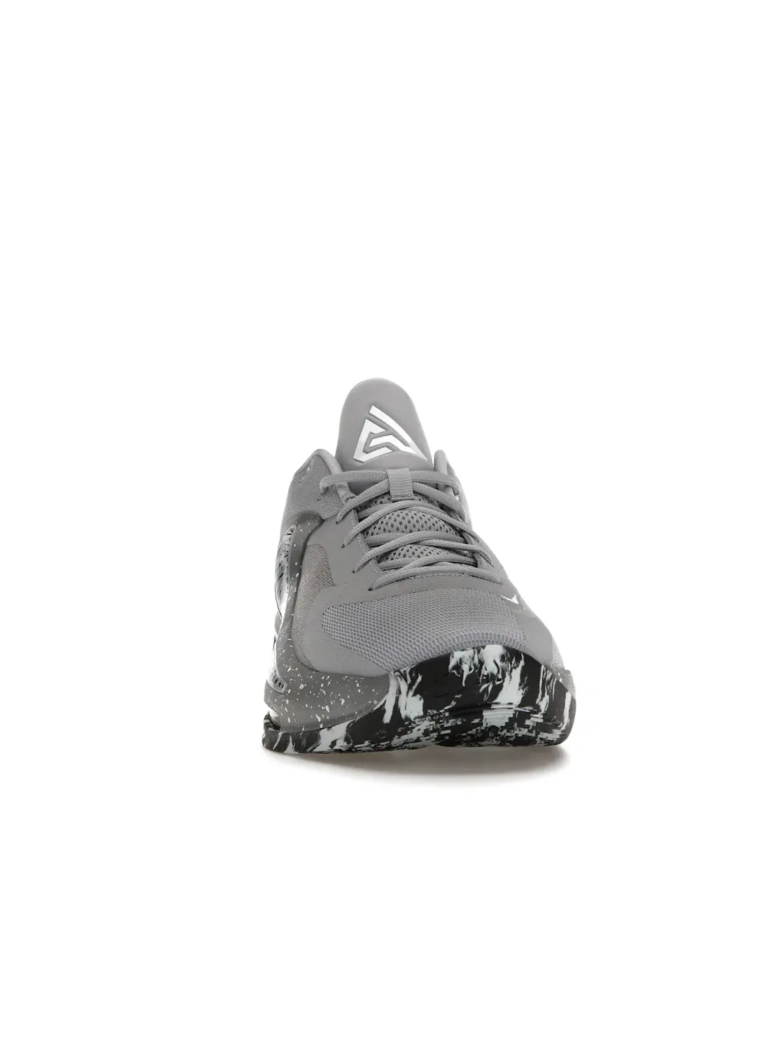 Мужские кроссовки для баскетбола Nike Zoom Freak 4 — изображение 2 из 4, серый/серый/черный/белый