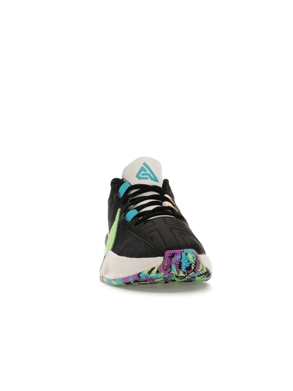 Мужские кроссовки для баскетбола Nike Zoom Freak 5 Nike — изображение 2 из 4, черный///синий