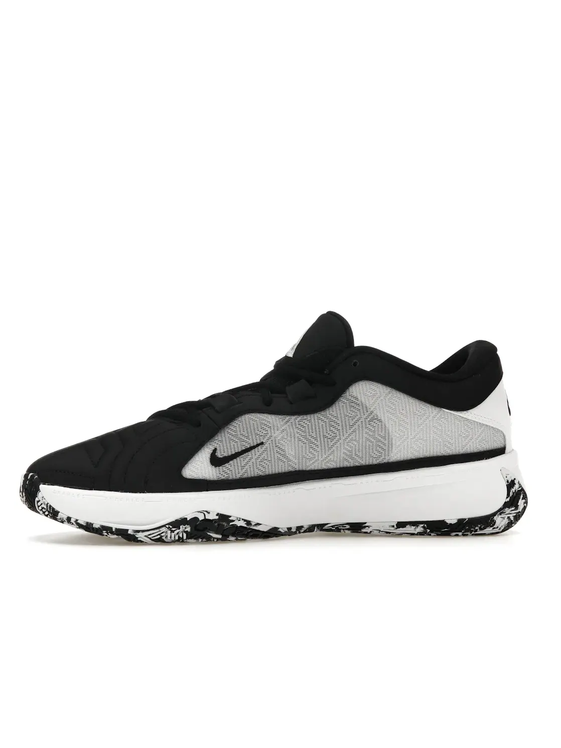 Мужские кроссовки для баскетбола Nike Zoom Freak 5 — изображение 3 из 4, белый/белый/черный