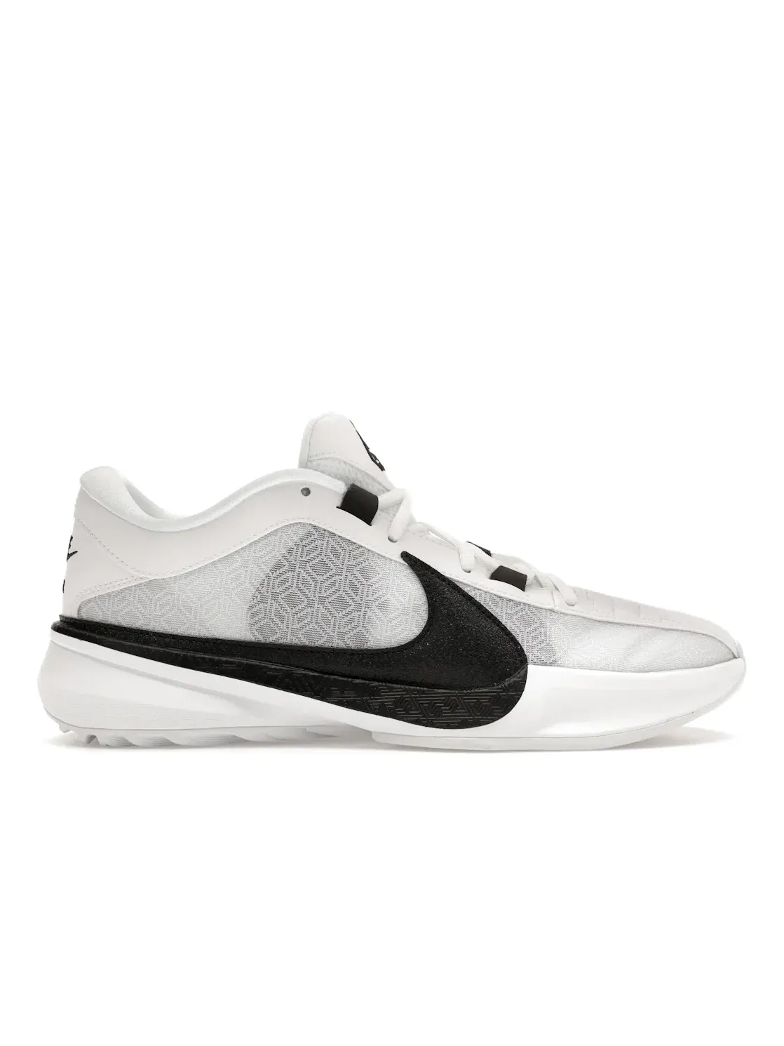 Мужские баскетбольные кроссовки Nike Zoom Freak 5 TB — изображение 1 из 4, белый/черный-белый