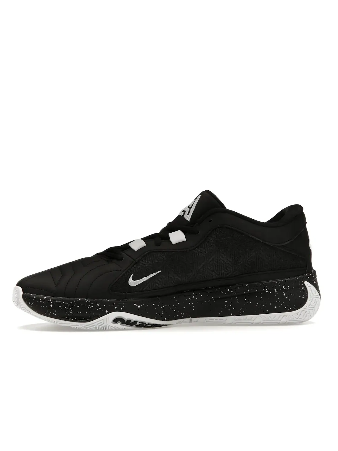Мужские кроссовки для баскетбола Nike Zoom Freak 5 — изображение 3 из 4, черный/белый/платиновый