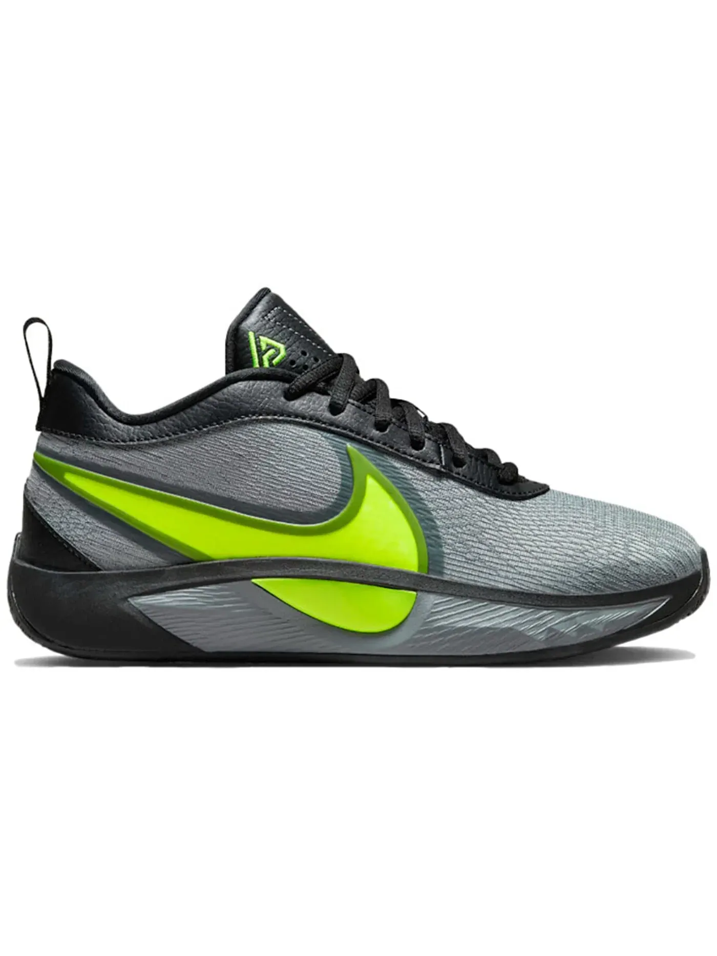 Детские кроссовки для баскетбола Nike Giannis Zoom Freak 6 Nike — изображение 1 из 1, черный//серый/зеленый