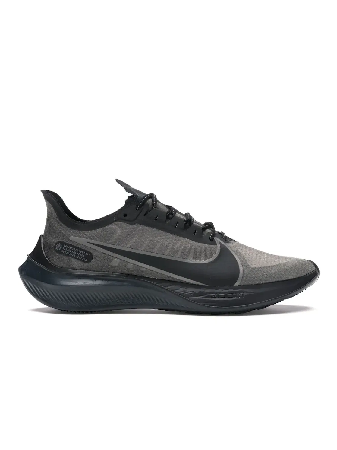 Мужские кроссовки для бега с амортизацией Nike Zoom Gravity Nike — изображение 1 из 4, черный/металлик-серый