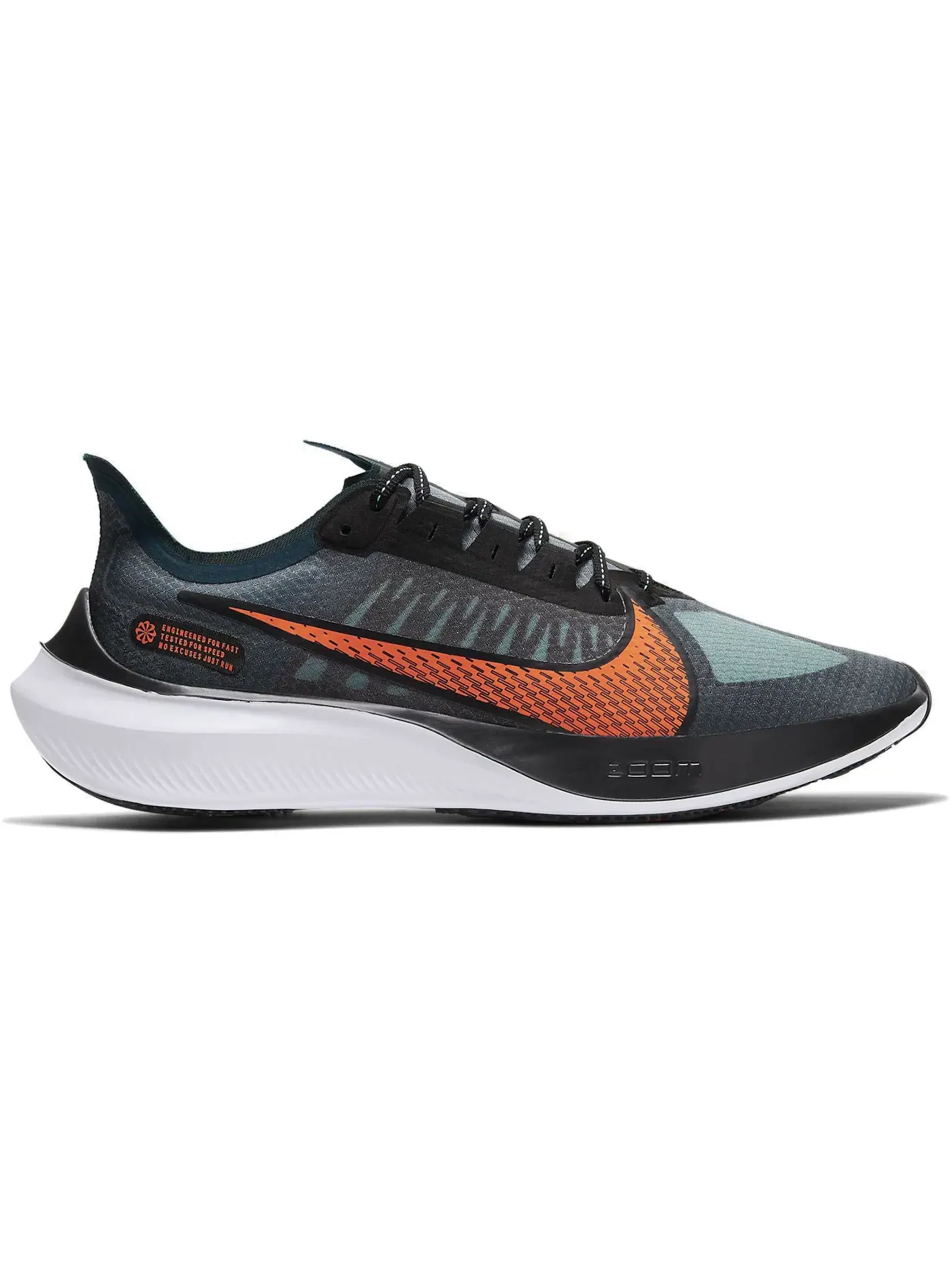 Мужские кроссовки для бега Nike Zoom Gravity — изображение 1 из 1, черный-зеленый