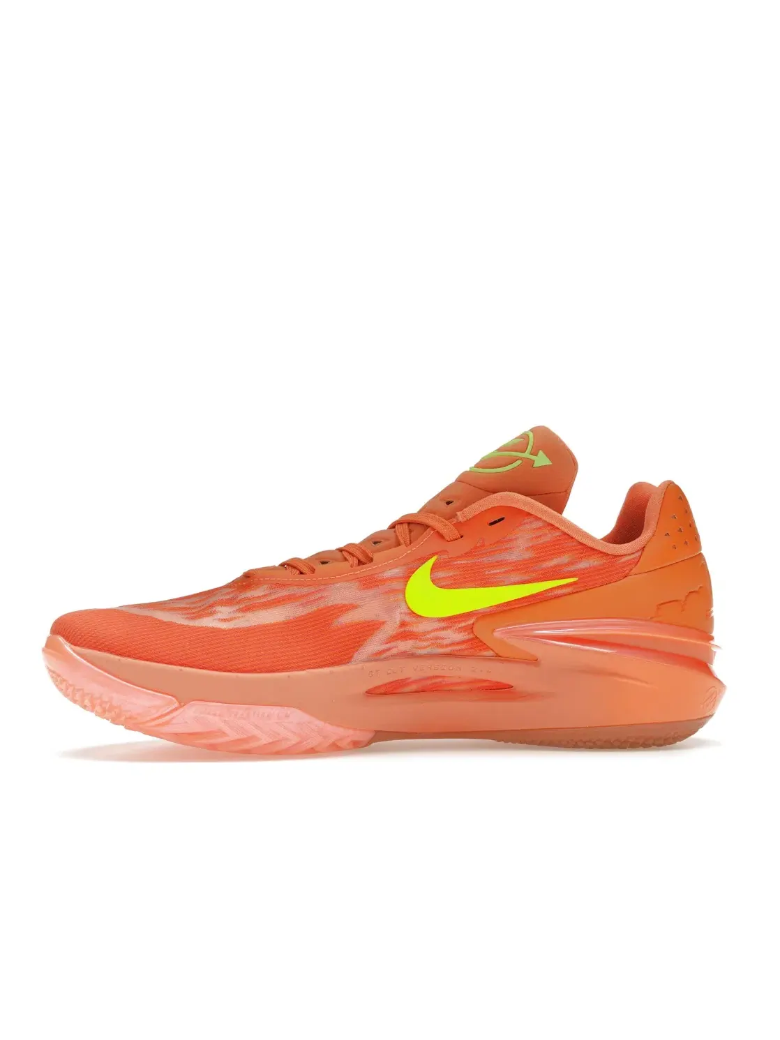 Мужские кроссовки для баскетбола Nike Zoom GT Cut 2 — изображение 3 из 4, яркий//оранжевый