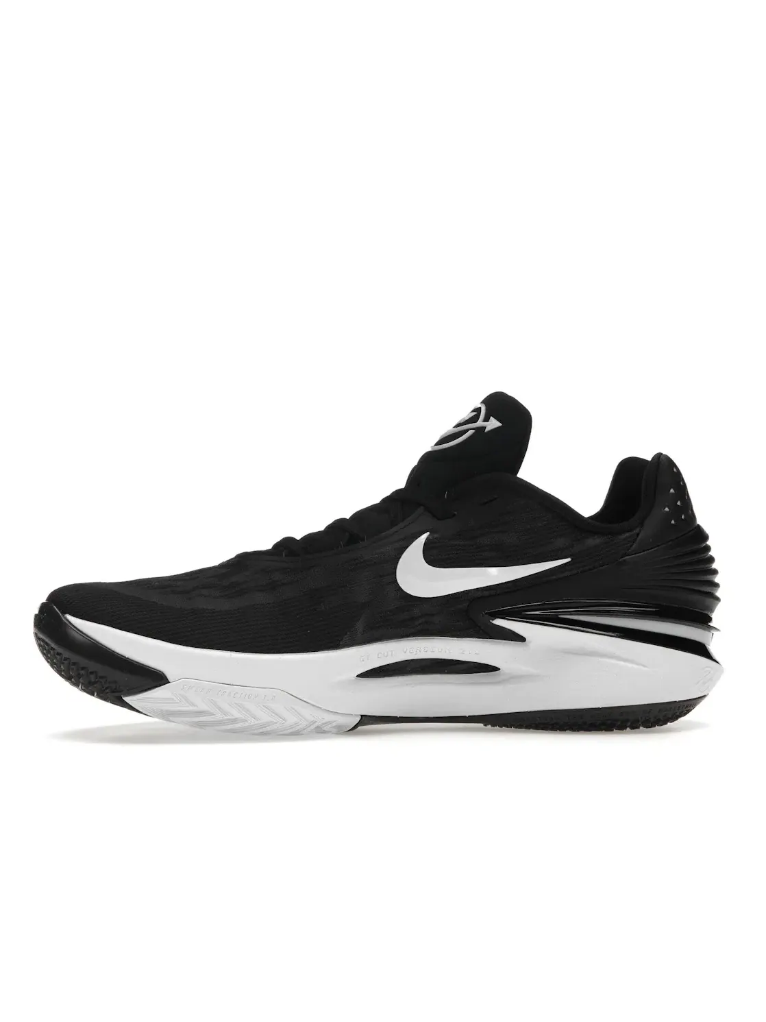 Мужские кроссовки для баскетбола Nike Zoom GT Cut 2 — изображение 3 из 4, черный//серый/белый