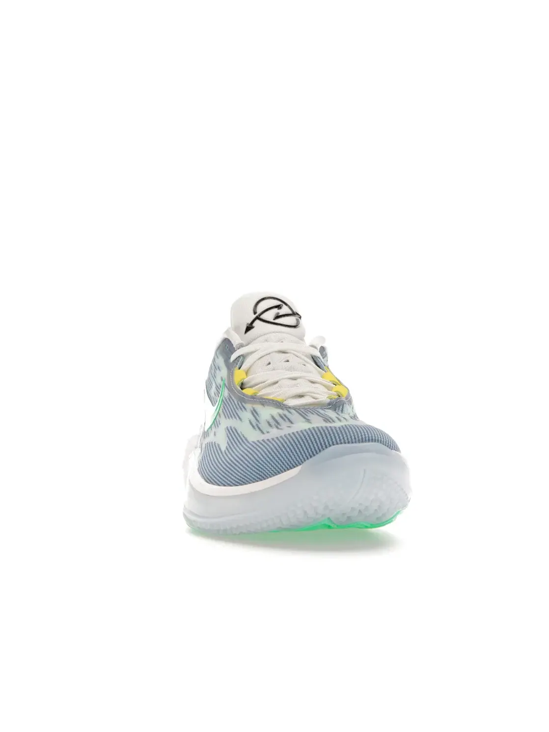 Мужские баскетбольные кроссовки с амортизацией Nike Zoom GT Cut 2 Nike — изображение 2 из 4, синий/зеленый