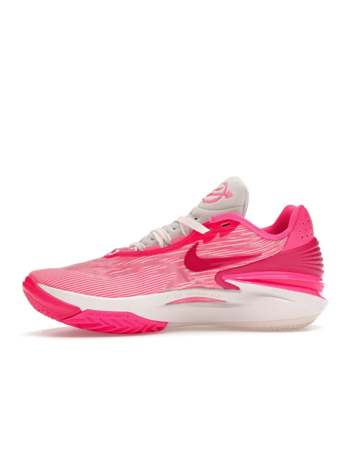Женские баскетбольные кроссовки с амортизацией Nike Zoom GT Cut 2 — изображение 3 из 4, розовый/розовый/розовый