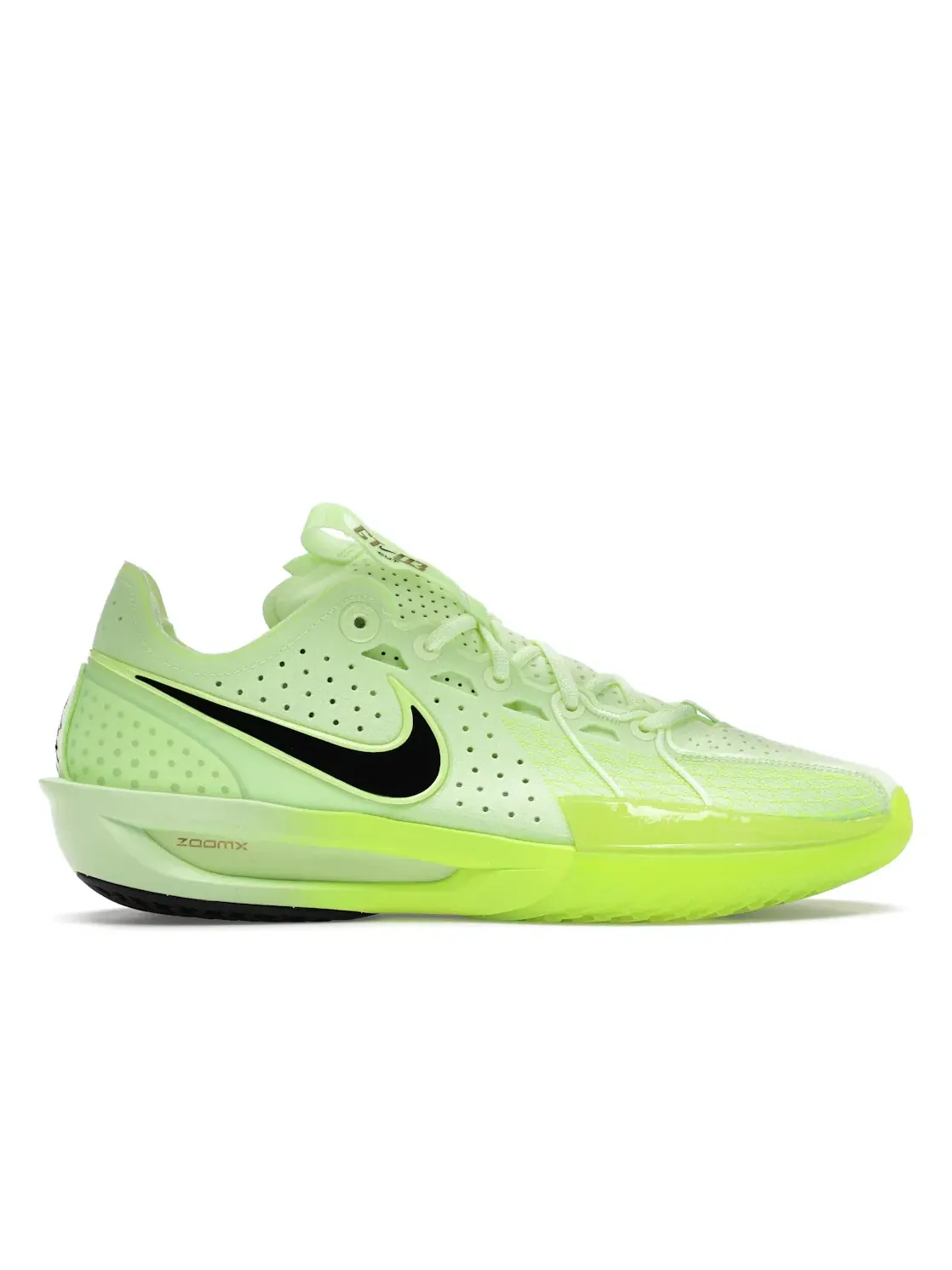 Мужские кроссовки для баскетбола с амортизацией Nike Zoom GT Cut 3, Barely Volt/Volt/Metallic — изображение 1 из 4