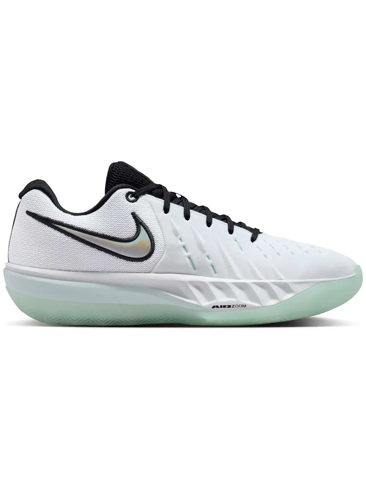 Мужские кроссовки для игры в баскетбол Nike Zoom GT Cut Academy 2 Nike — изображение 1 из 1, белый/синий/белый/черный