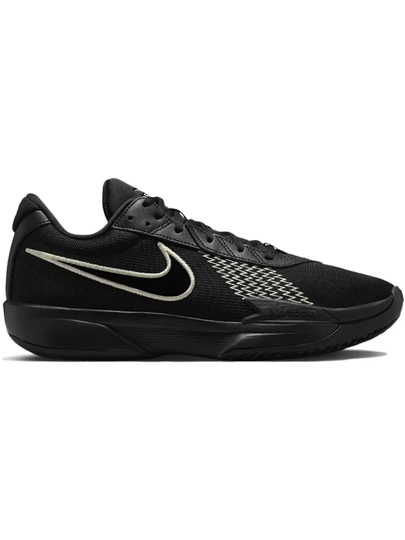 Мужские кроссовки для баскетбола Nike Zoom GT Cut Academy — изображение 1 из 1, черный/черный
